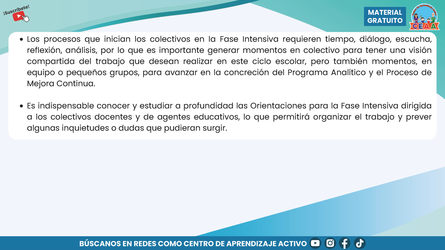 Presentación CTE Fase Intensiva Directivos y Supervisores (Editable en PowerPoint)