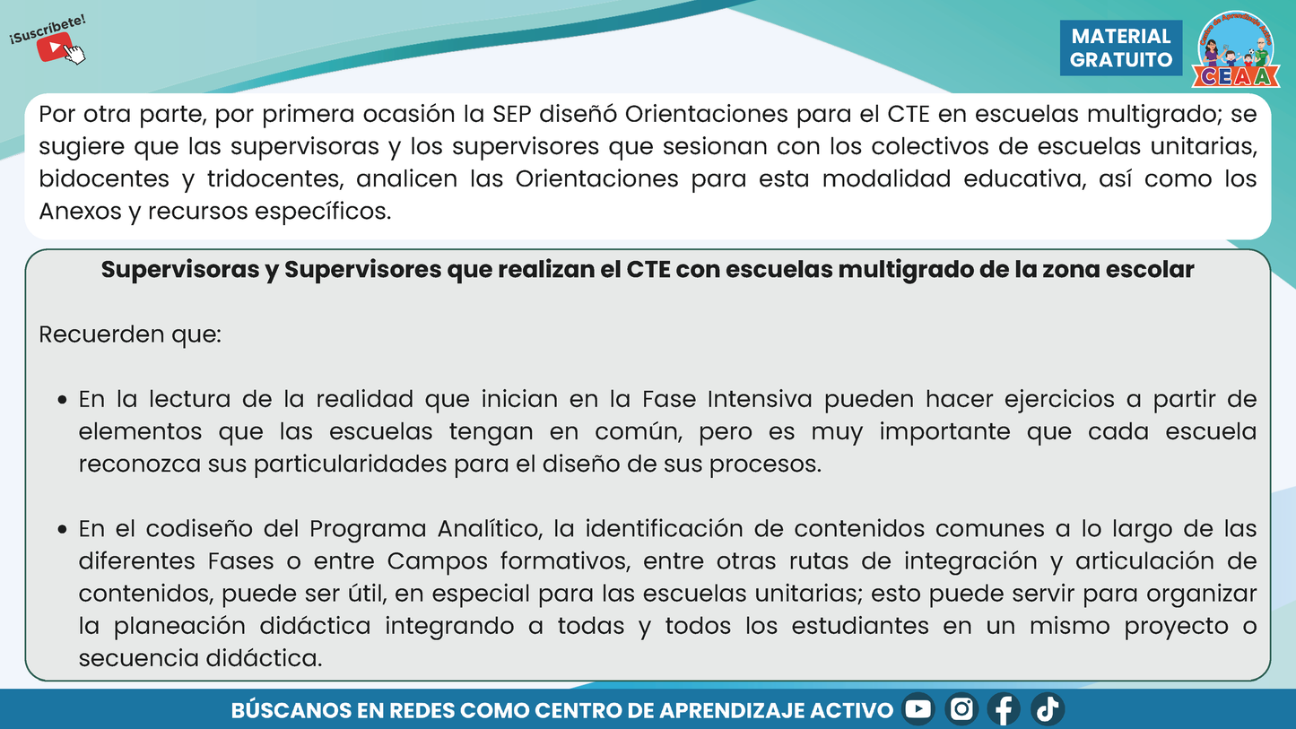 Presentación CTE Fase Intensiva Directivos y Supervisores (Editable en PowerPoint)