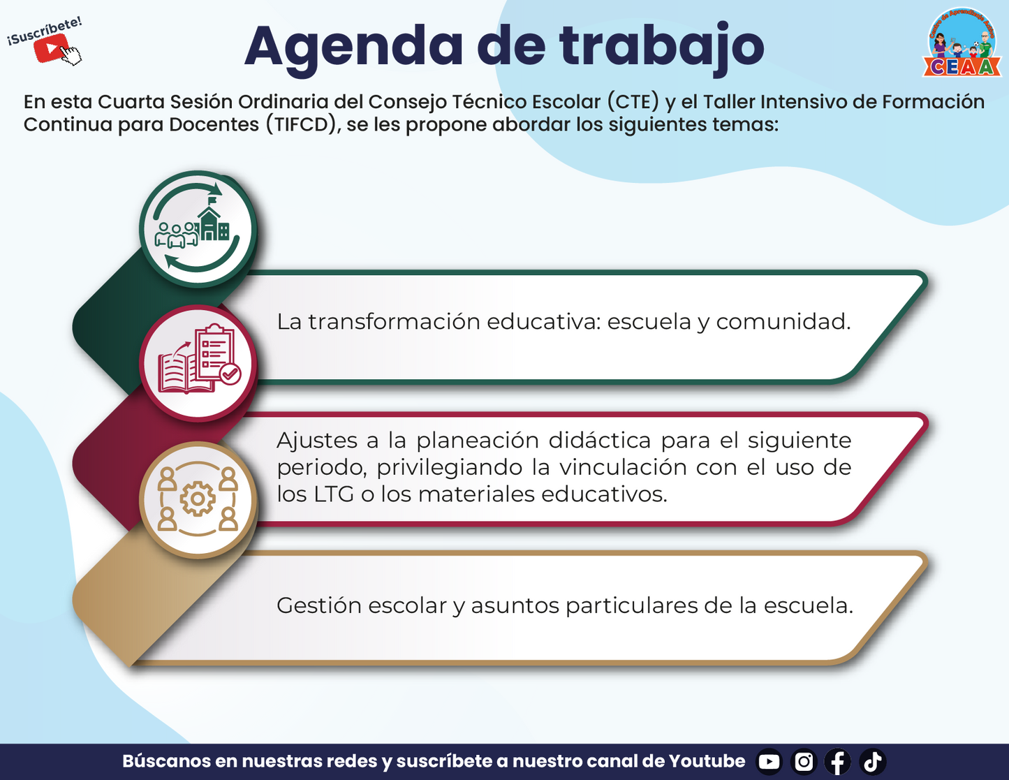 PRESENTACIÓN CUARTA SESIÓN CONSEJO TÉCNICO ESCOLAR PARA DOCENTES