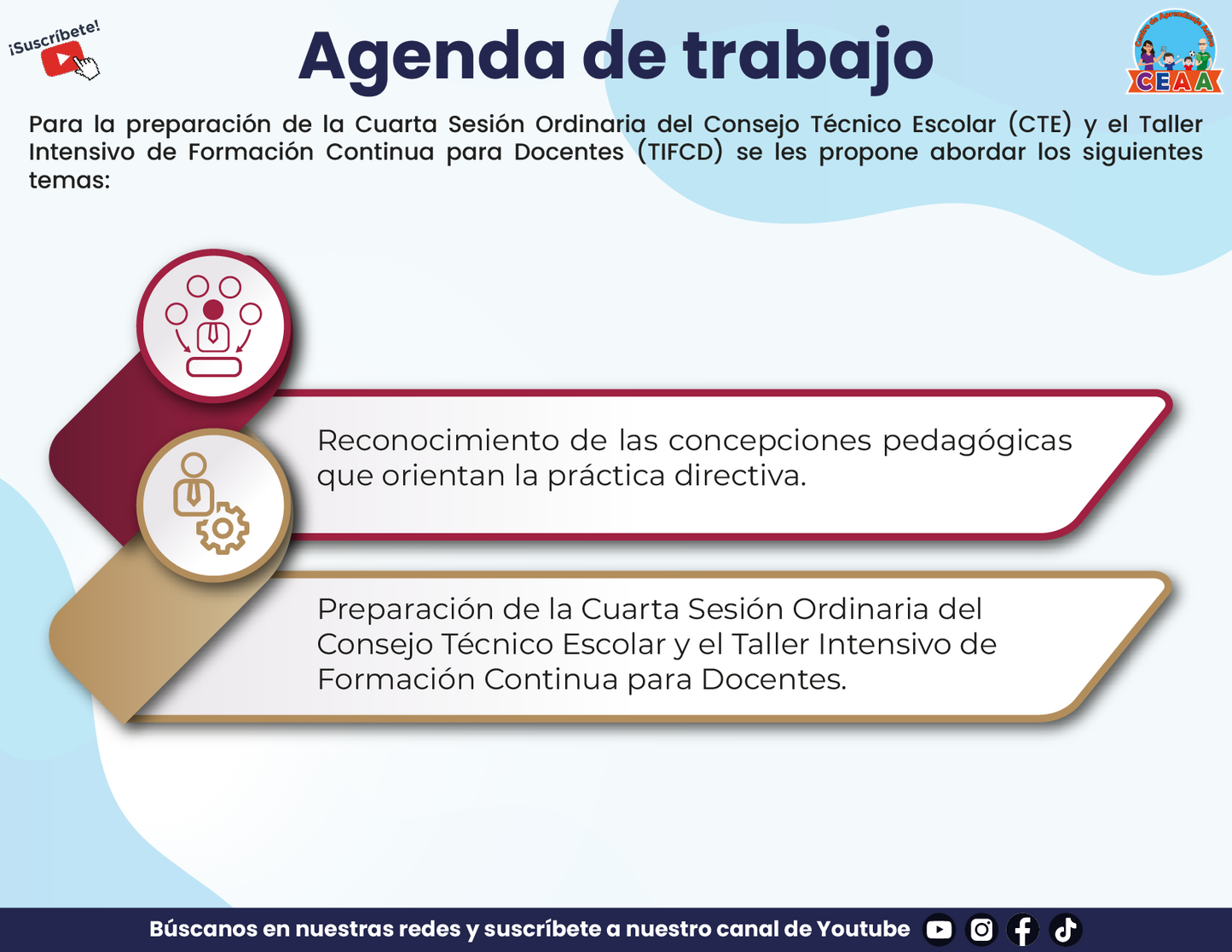PRESENTACIÓN CUARTA SESIÓN CONSEJO TÉCNICO ESCOLAR PARA DIRECTIVOS