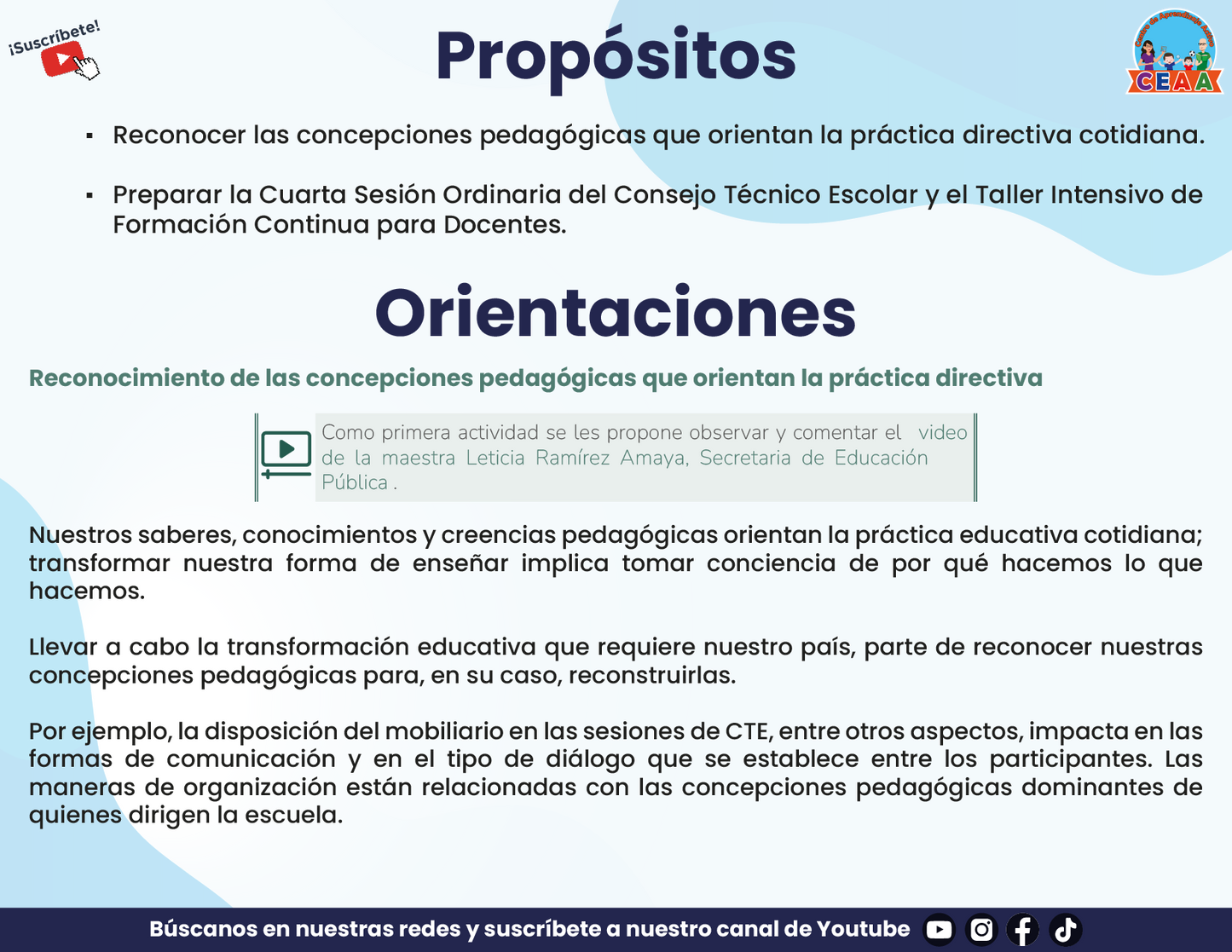 PRESENTACIÓN CUARTA SESIÓN CONSEJO TÉCNICO ESCOLAR PARA DIRECTIVOS