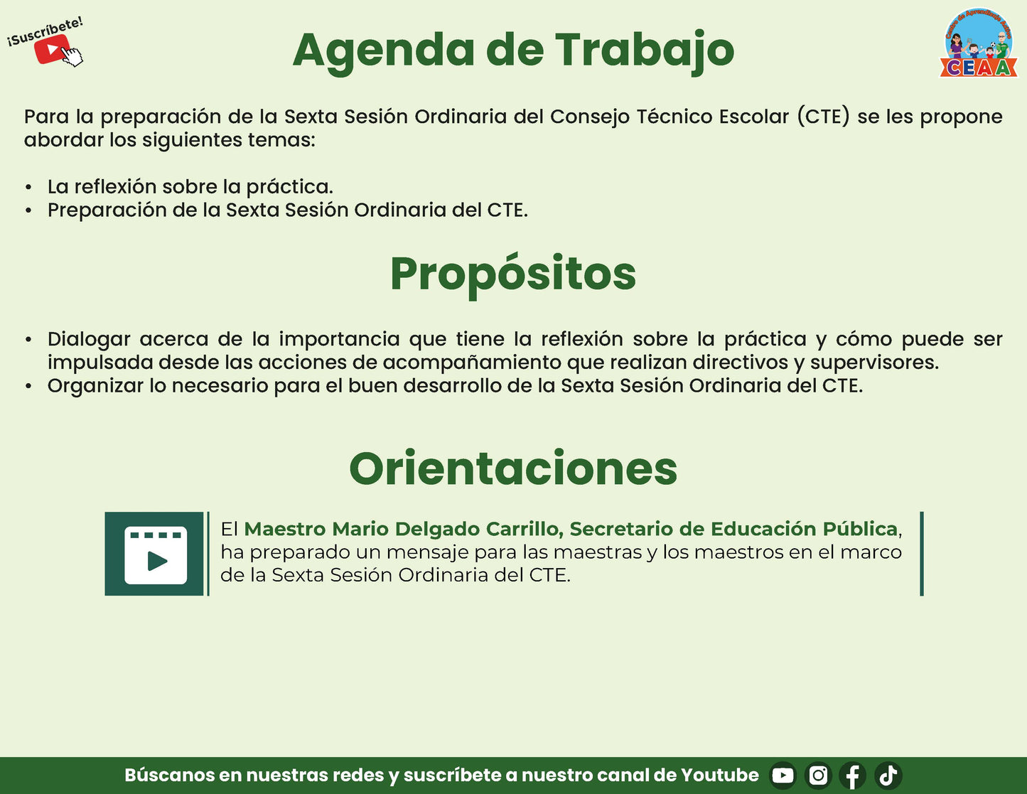 Presentación CTE Sexta Sesión Directivos y Supervisores Marzo 2025