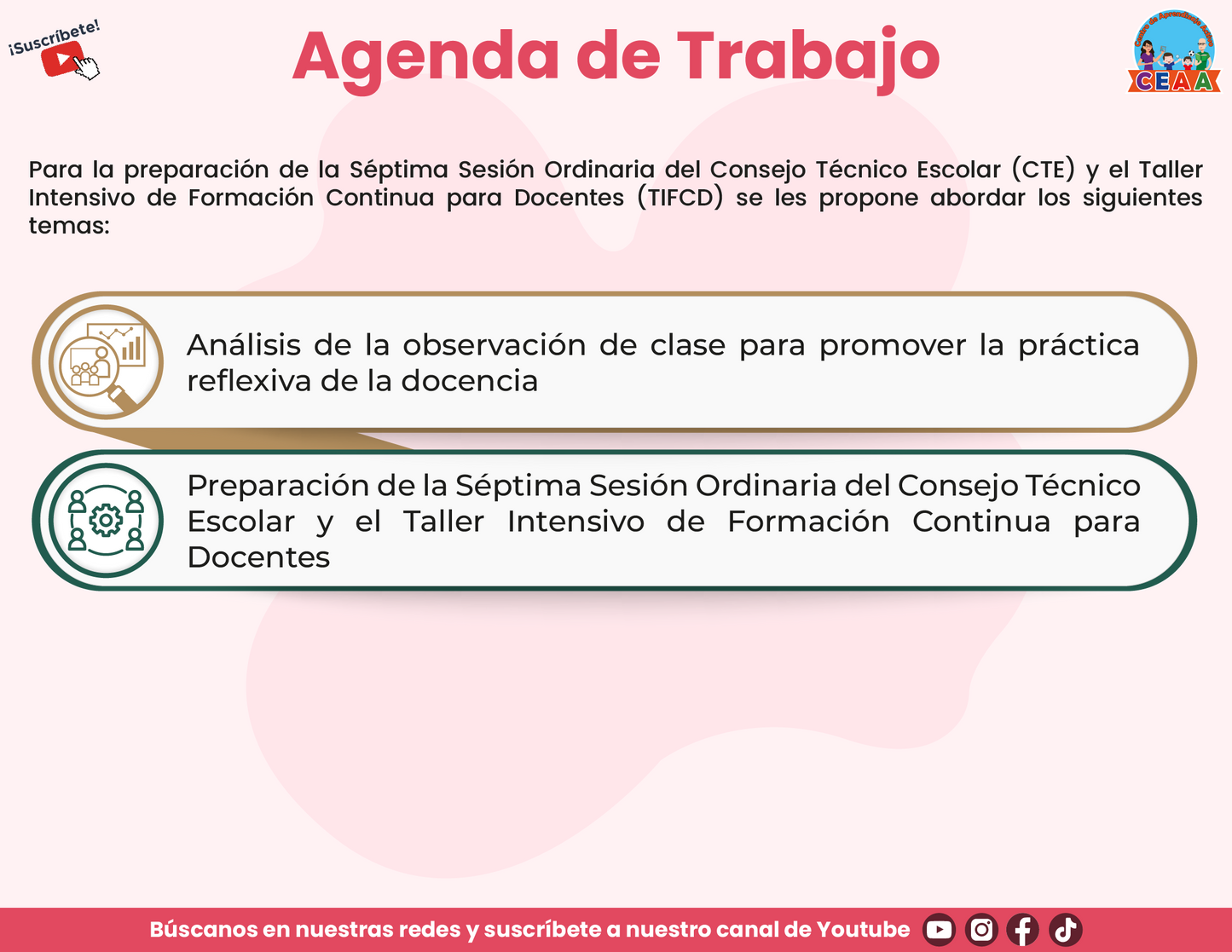 PRESENTACIÓN SÉPTIMA SESIÓN CONSEJO TÉCNICO ESCOLAR PARA DIRECTIVOS Y SUPERVISORES