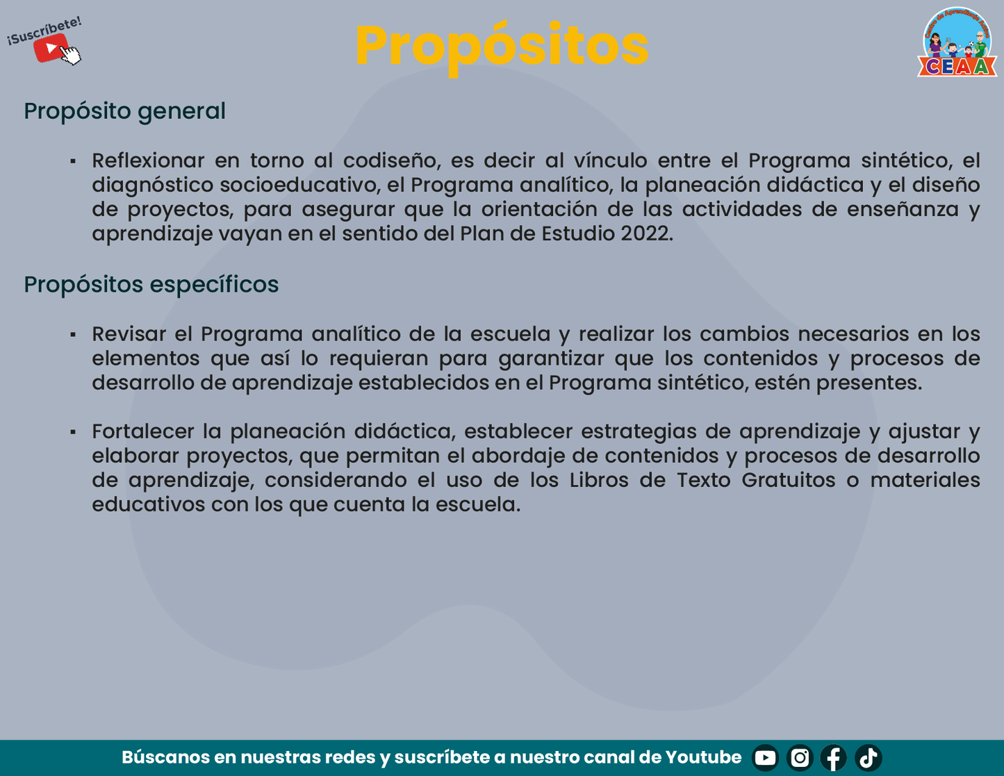 PRESENTACIÓN TALLER INTENSIVO DE FORMACIÓN CONTINUA PARA DOCENTES