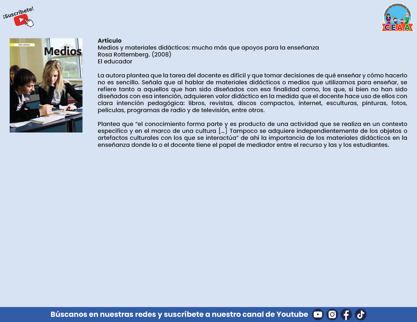 Presentación CTE TEMA 2: LA NEM Y LOS MATERIALES EDUCATIVOS. DEL TRABAJO RUTINARIO AL TRABAJO REFLEXIVO Y CRÍTICO