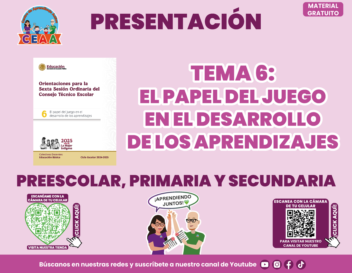 Presentación CTE TEMA 6: EL PAPEL DEL JUEGO EN EL DESARROLLO DE LOS APRENDIZAJES
