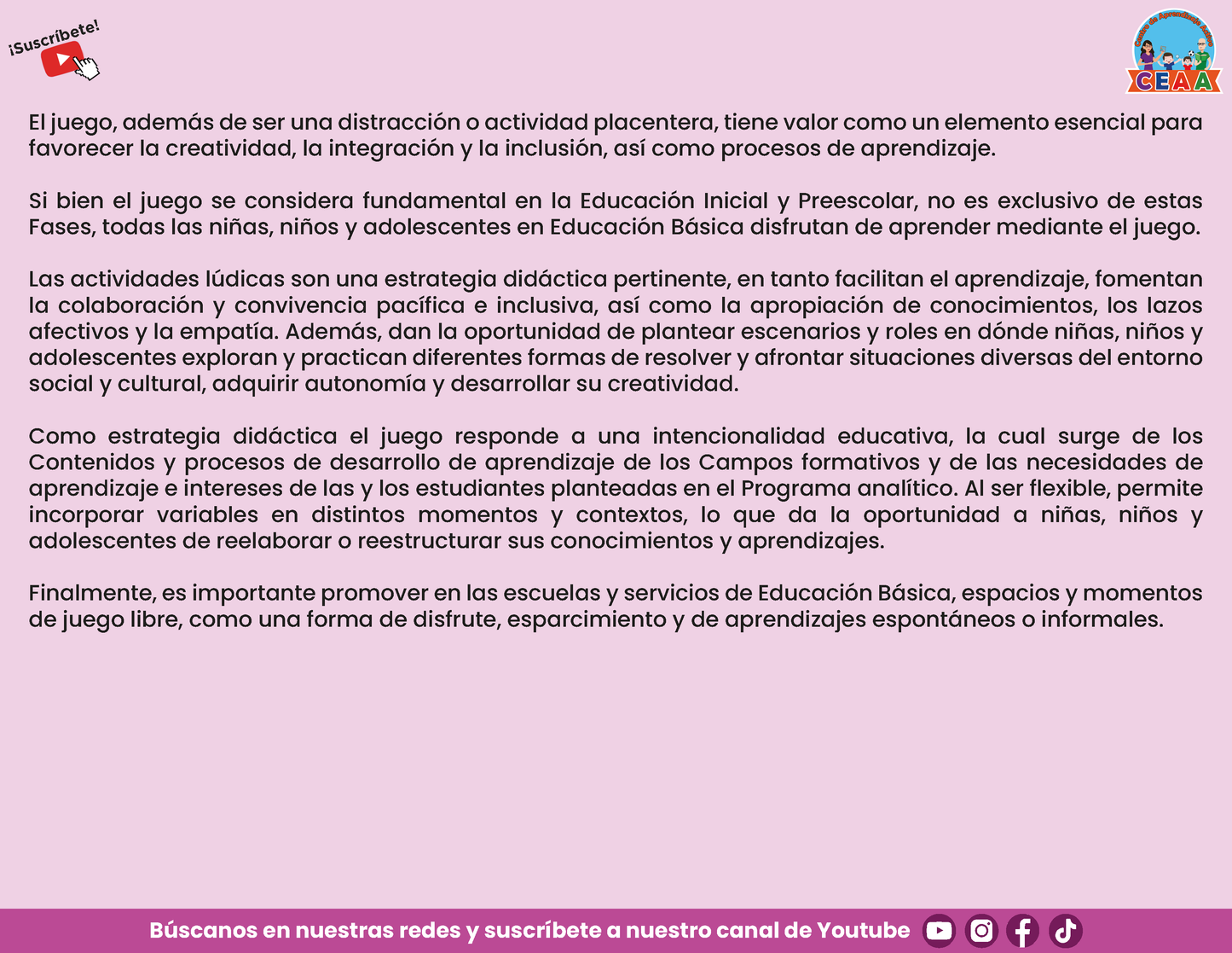 Presentación CTE TEMA 6: EL PAPEL DEL JUEGO EN EL DESARROLLO DE LOS APRENDIZAJES