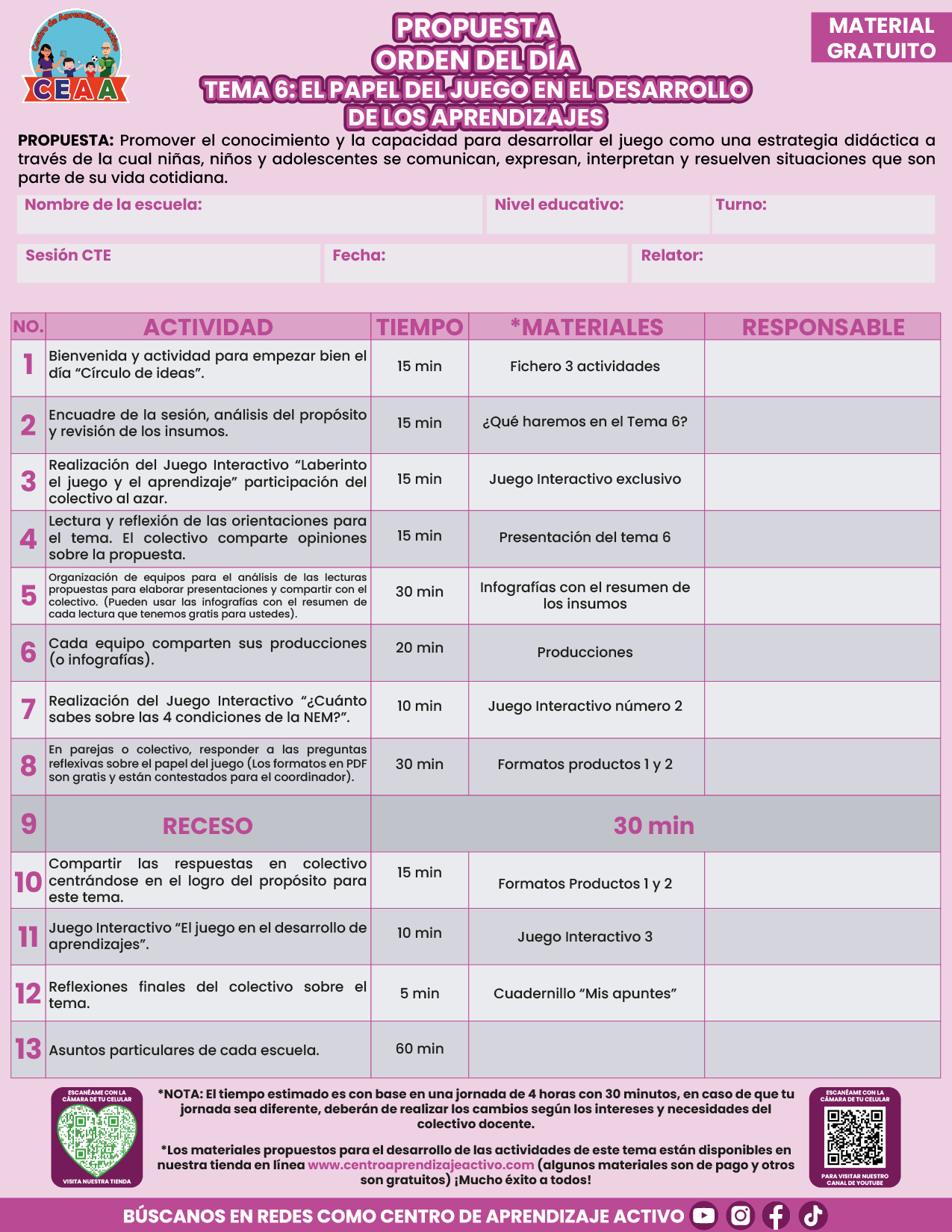 Propuesta Orden del Día Tema 6 en PDF