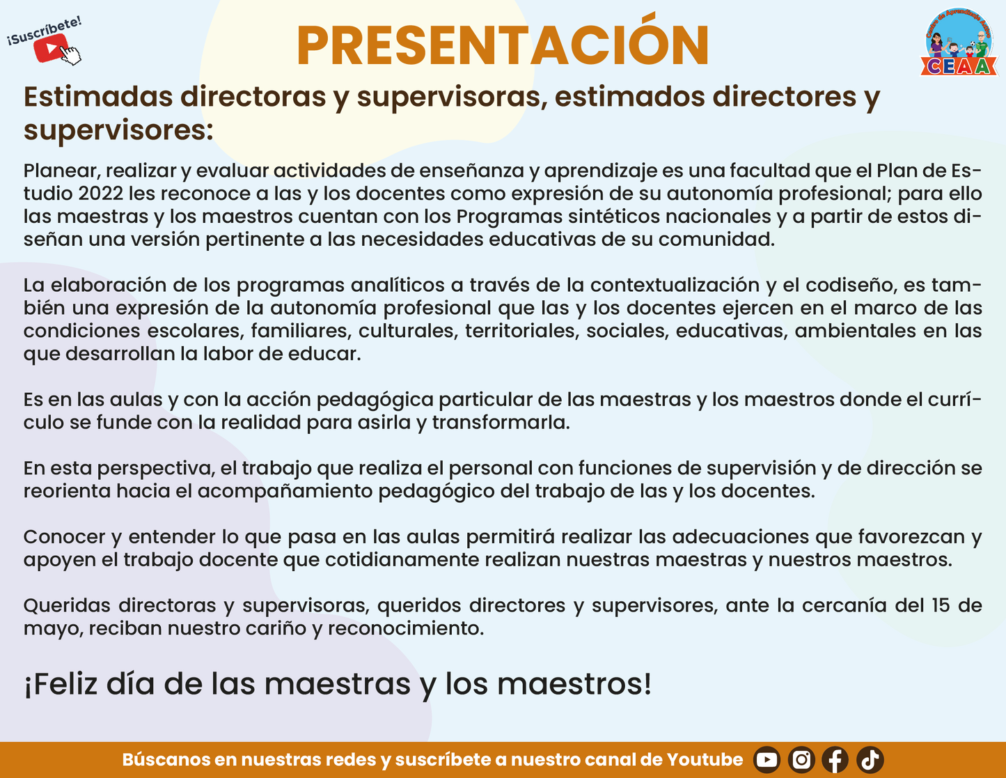 PRESENTACIÓN SEXTA SESIÓN CONSEJO TÉCNICO ESCOLAR PARA DIRECTIVOS
