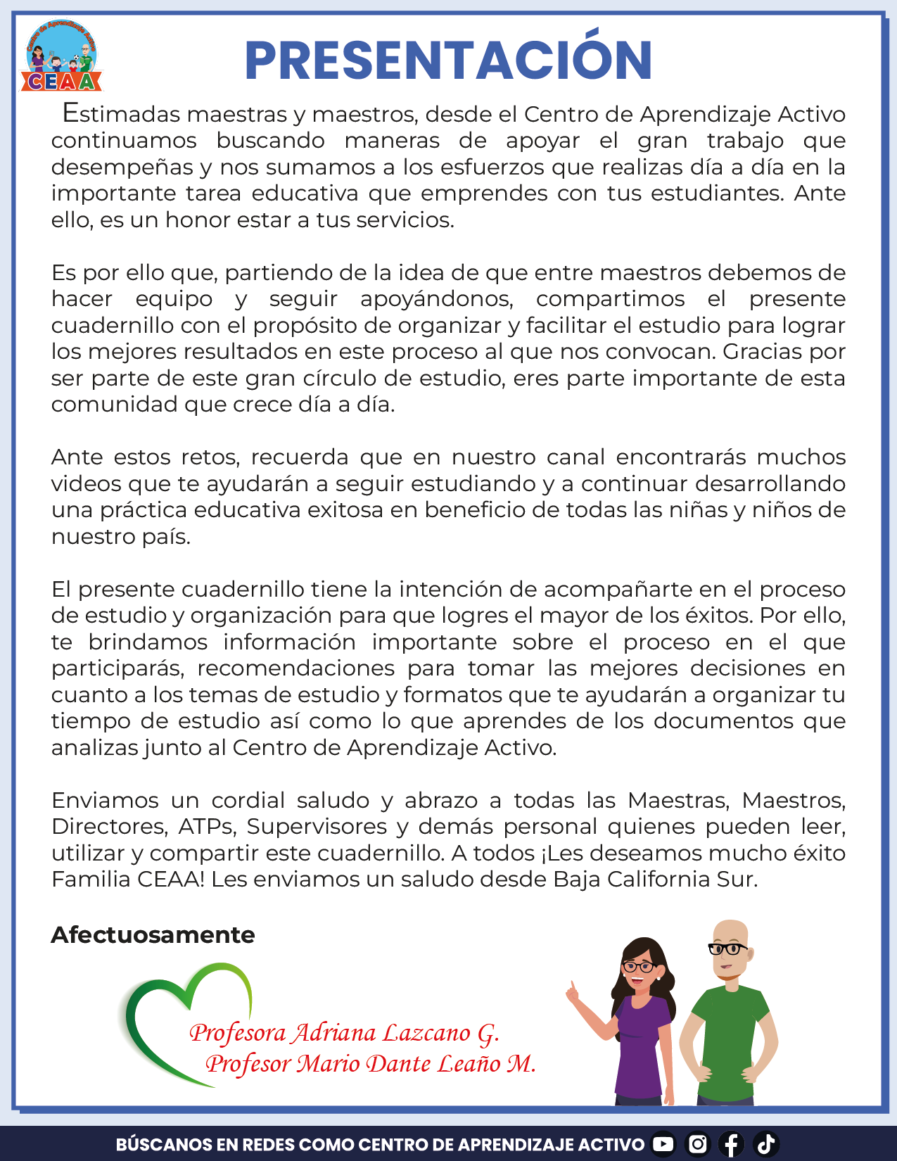 Cuadernillo de Estudio Horas Adicionales 2025