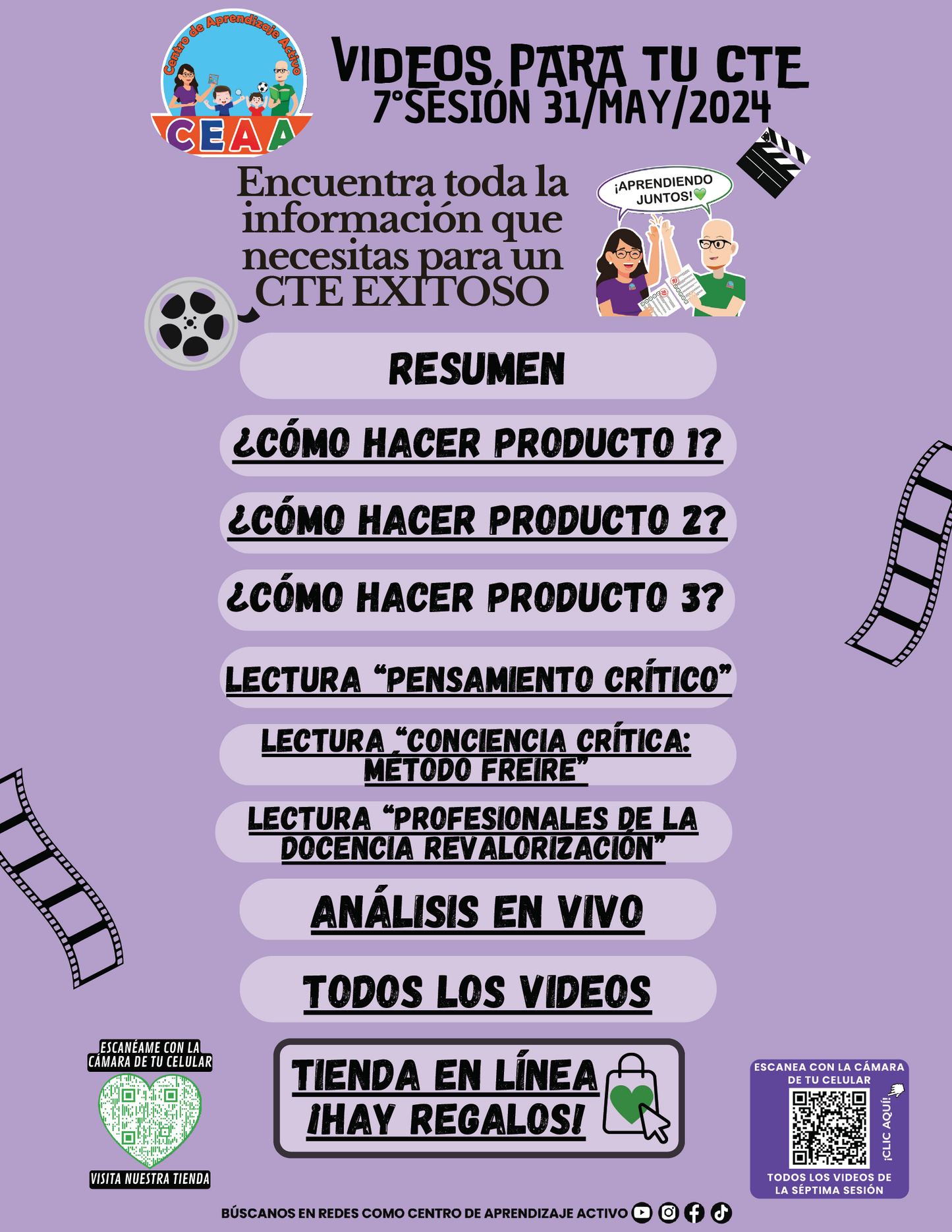 Cuadernillo SÉPTIMA Sesión CTE MAYO 2024 Preescolar, Primaria y Secundaria