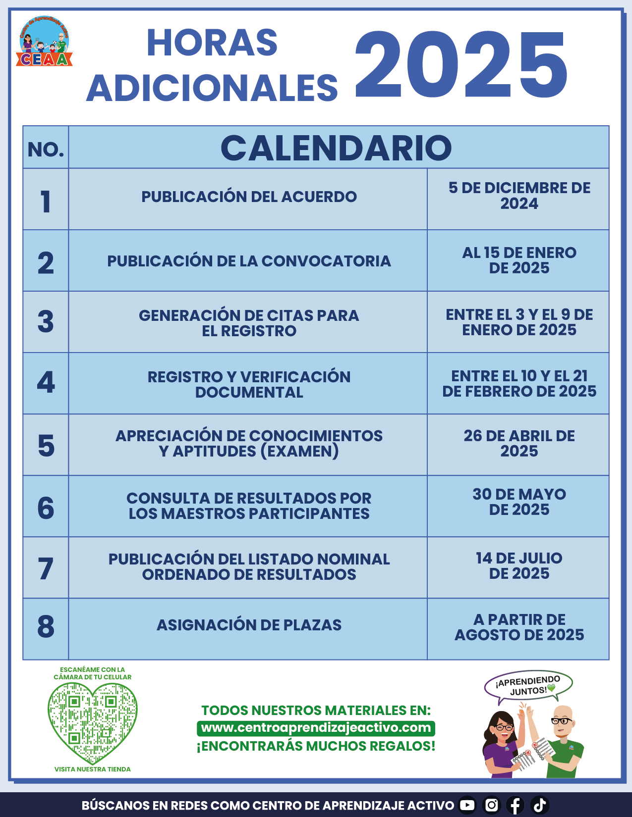 Cuadernillo de Estudio Horas Adicionales 2025