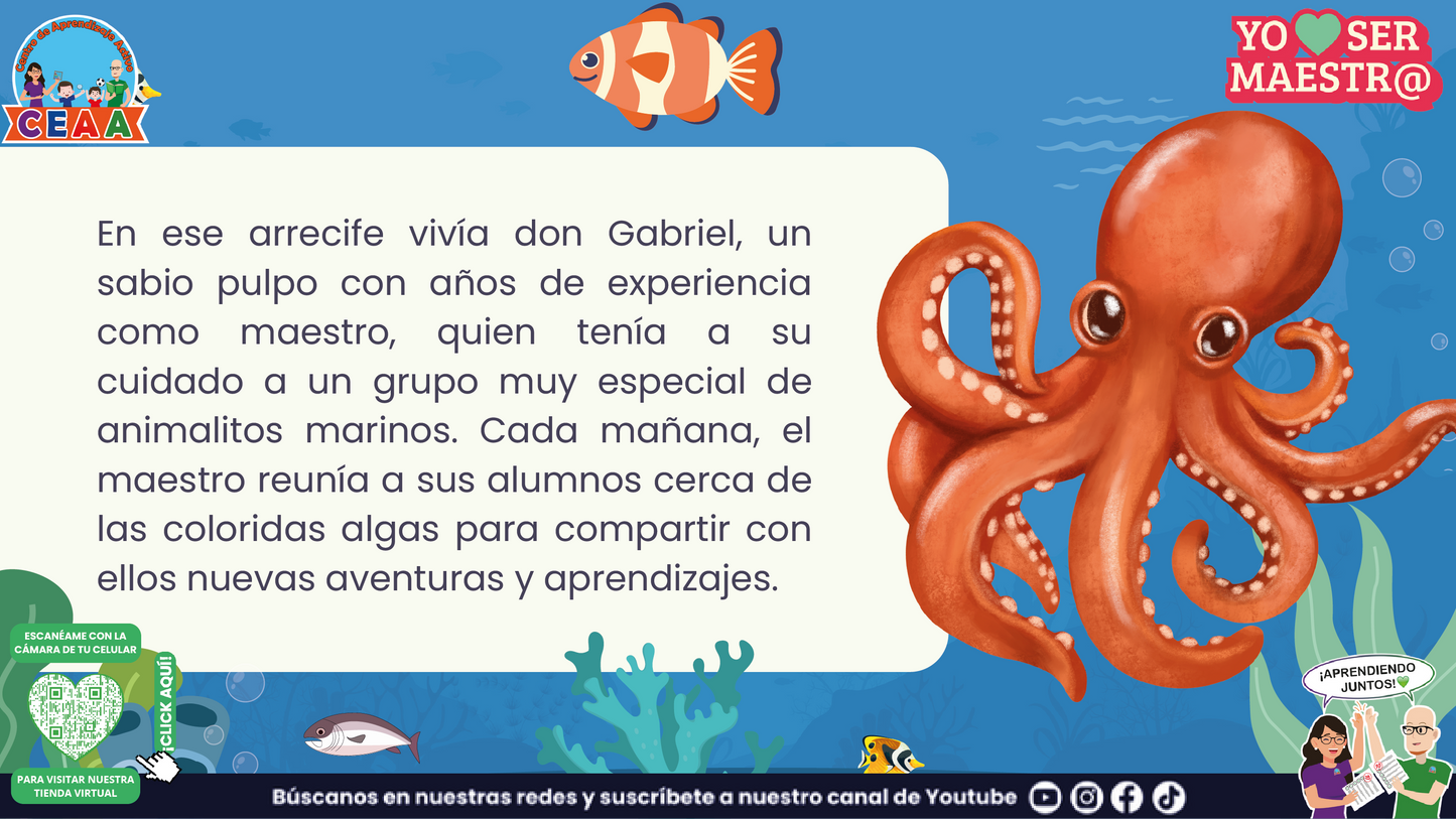 Historias para Maestros - El Arrecife multicolor (Editable en PowerPoint)