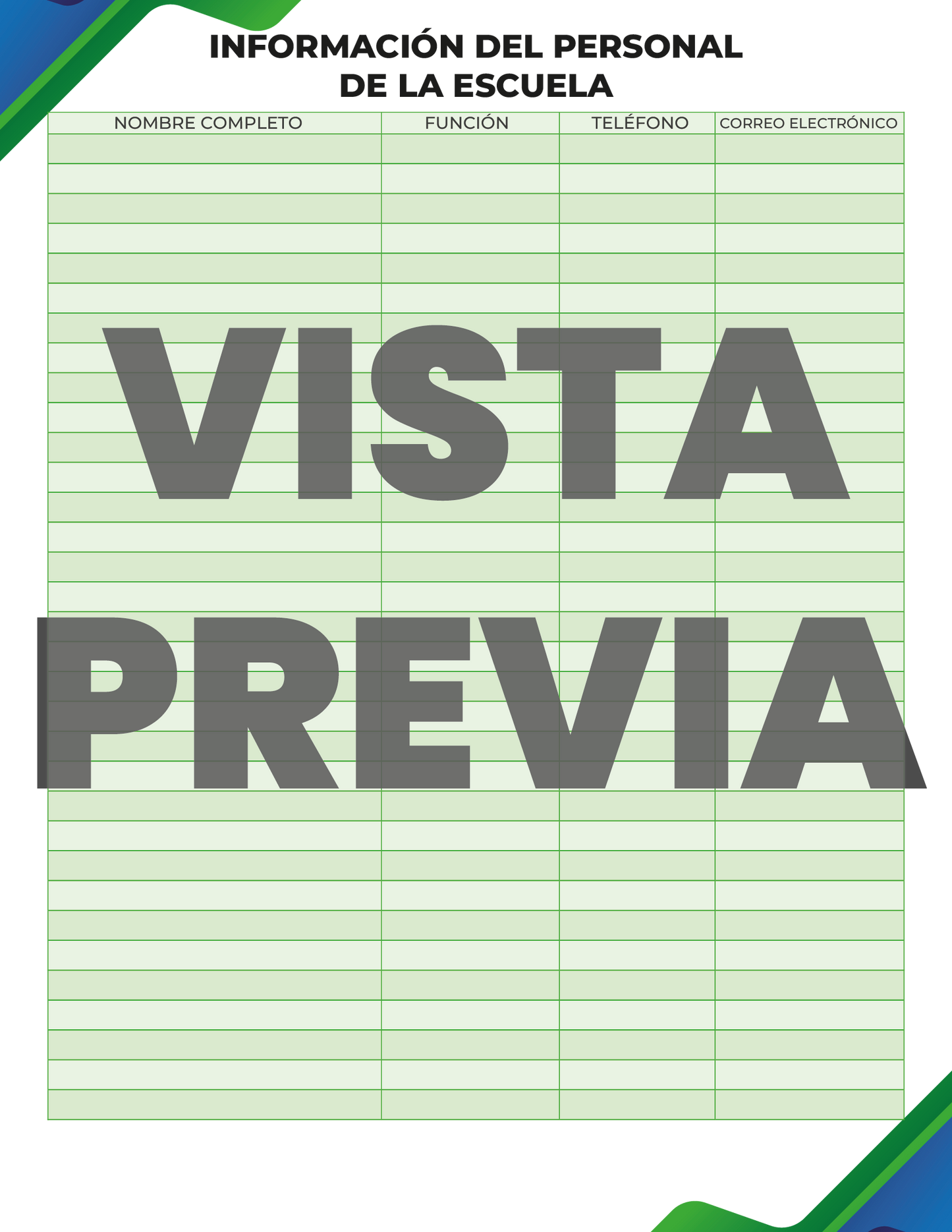 Agenda Formal DIRECTOR Preescolar Ciclo Escolar 2024 - 2025 en PDF