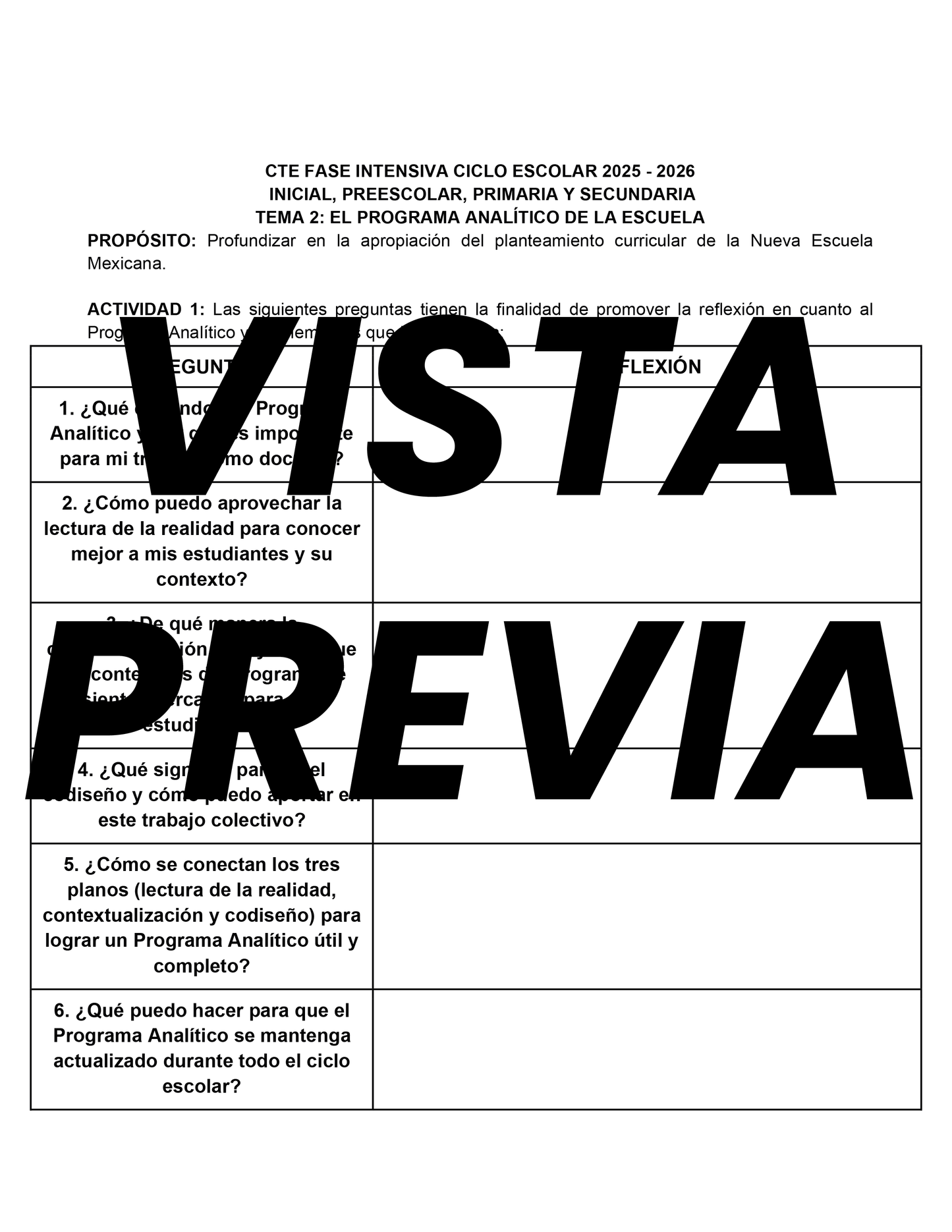 FORMATOS DE PRODUCTOS TEMAS 1 Y 2 FASE INTENSIVA 2025-2026 EDITABLE EN WORD