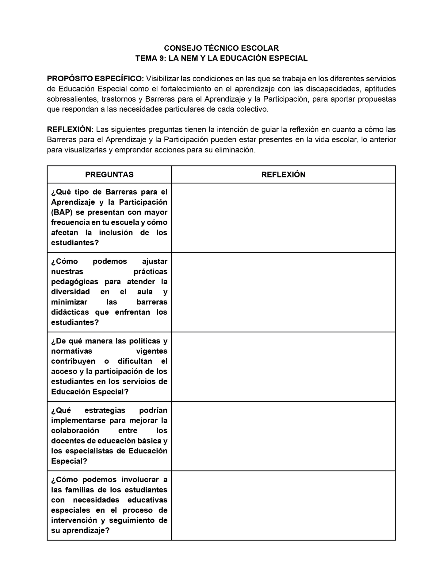 Formato de Productos CTE Tema 9 Editables