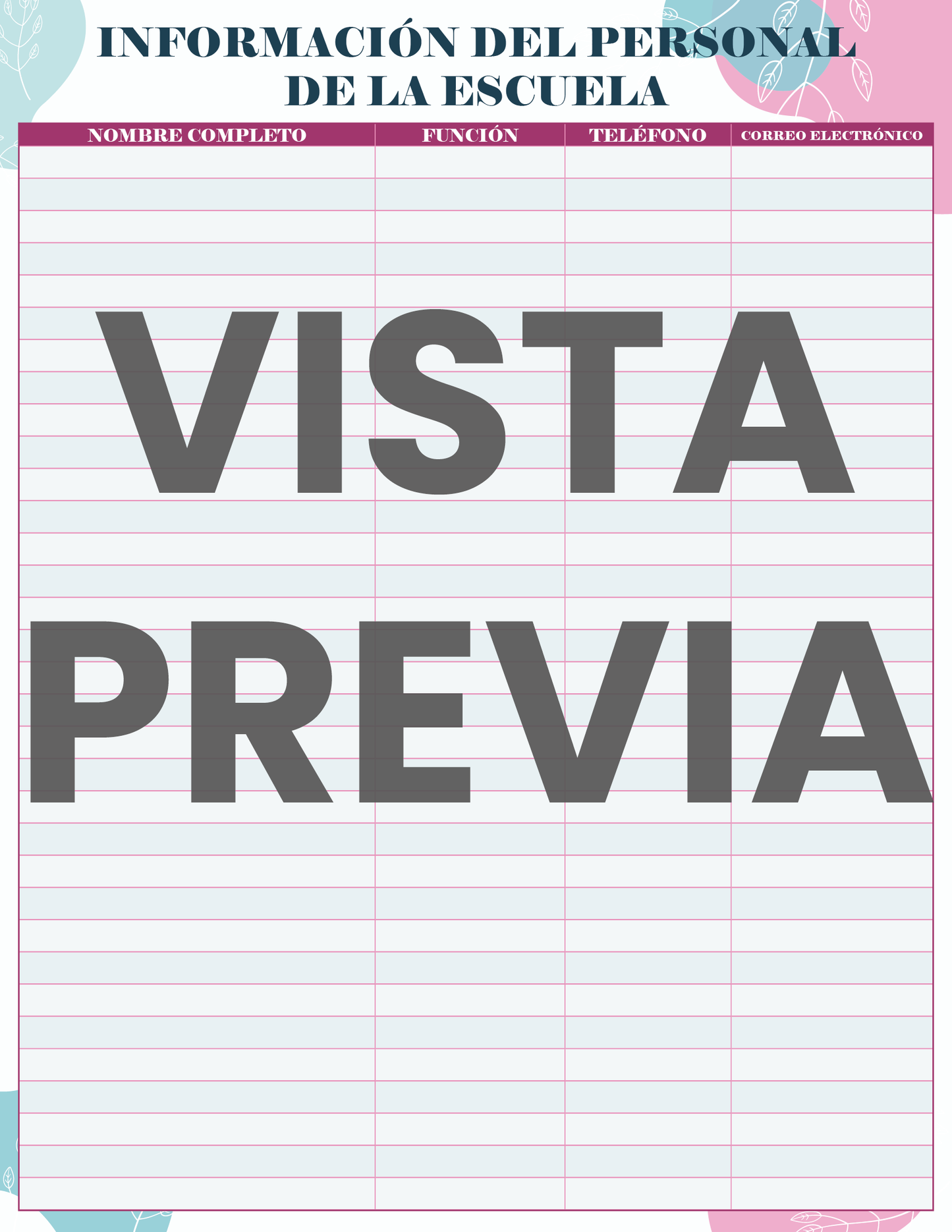 Agenda Flores DIRECTOR Preescolar Ciclo Escolar 2024 - 2025
