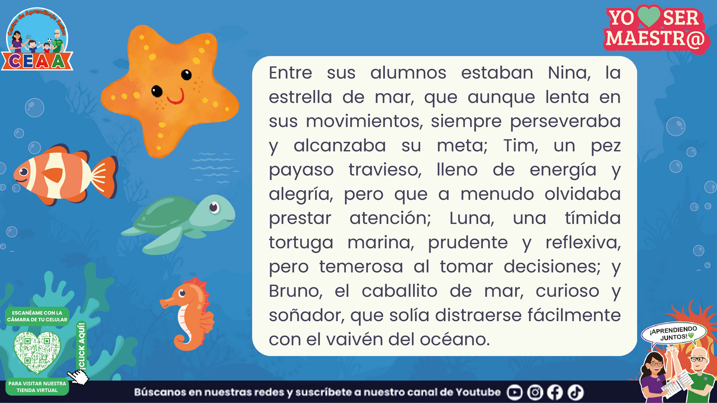 Historias para Maestros - El Arrecife multicolor (Editable en PowerPoint)
