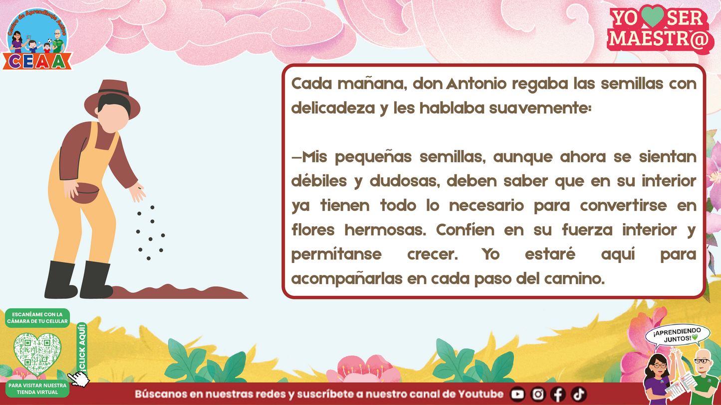 Historias para Maestros - Flores de Confianza (Editable en PowerPoint)