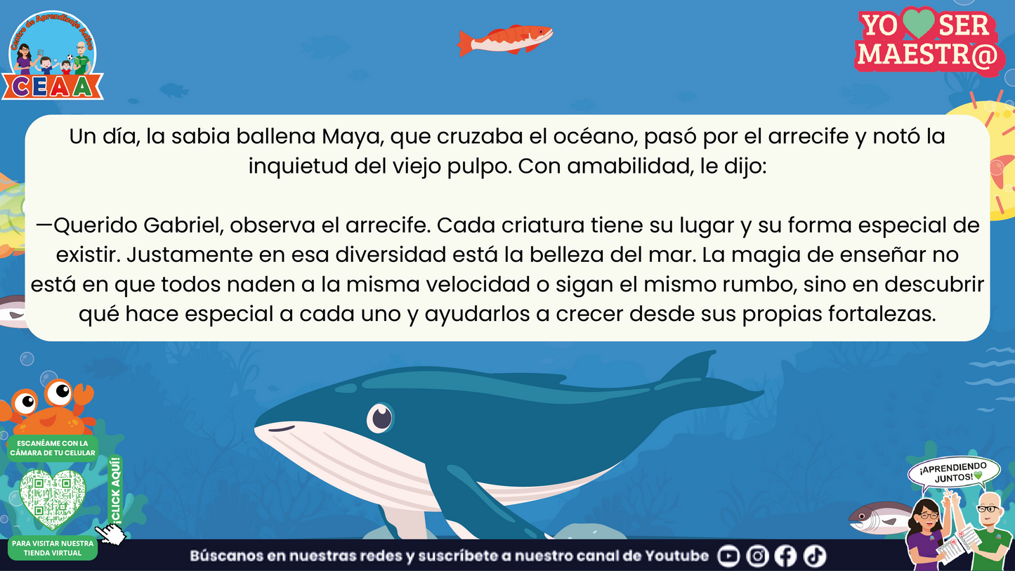 Historias para Maestros - El Arrecife multicolor (Editable en PowerPoint)