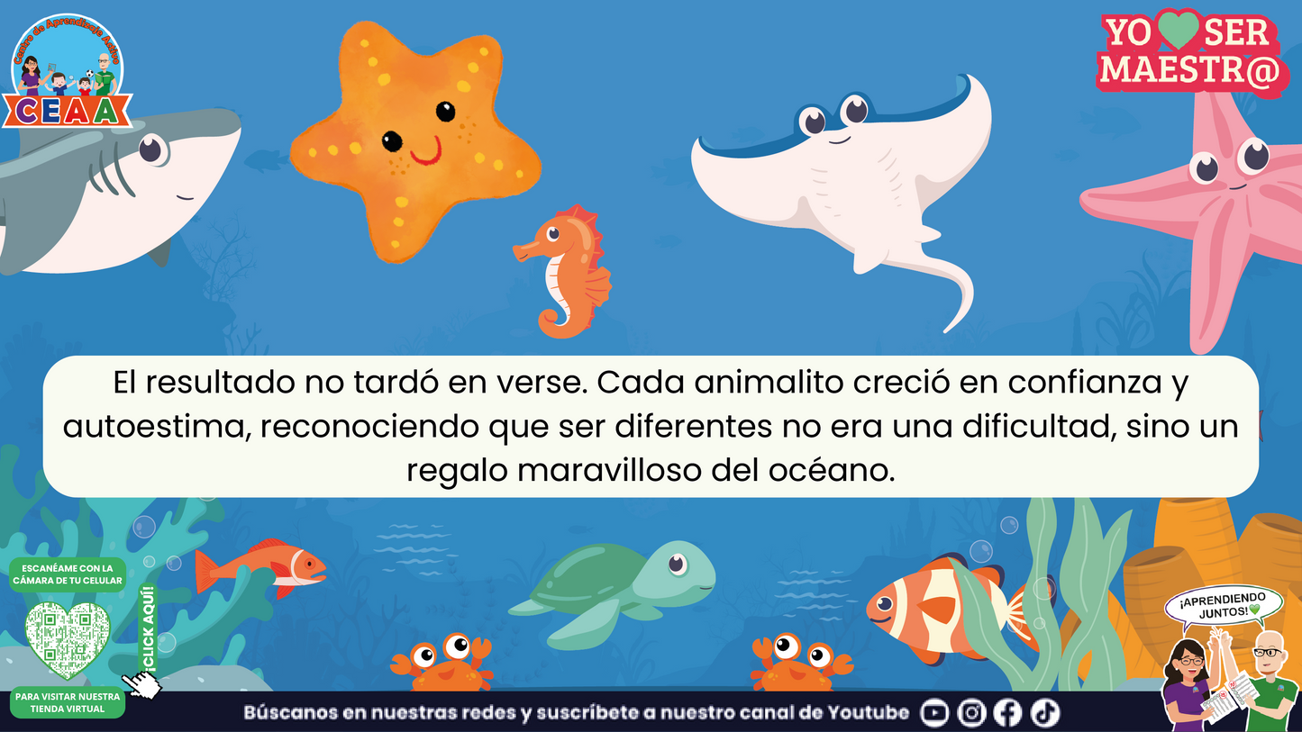 Historias para Maestros - El Arrecife multicolor (Editable en PowerPoint)