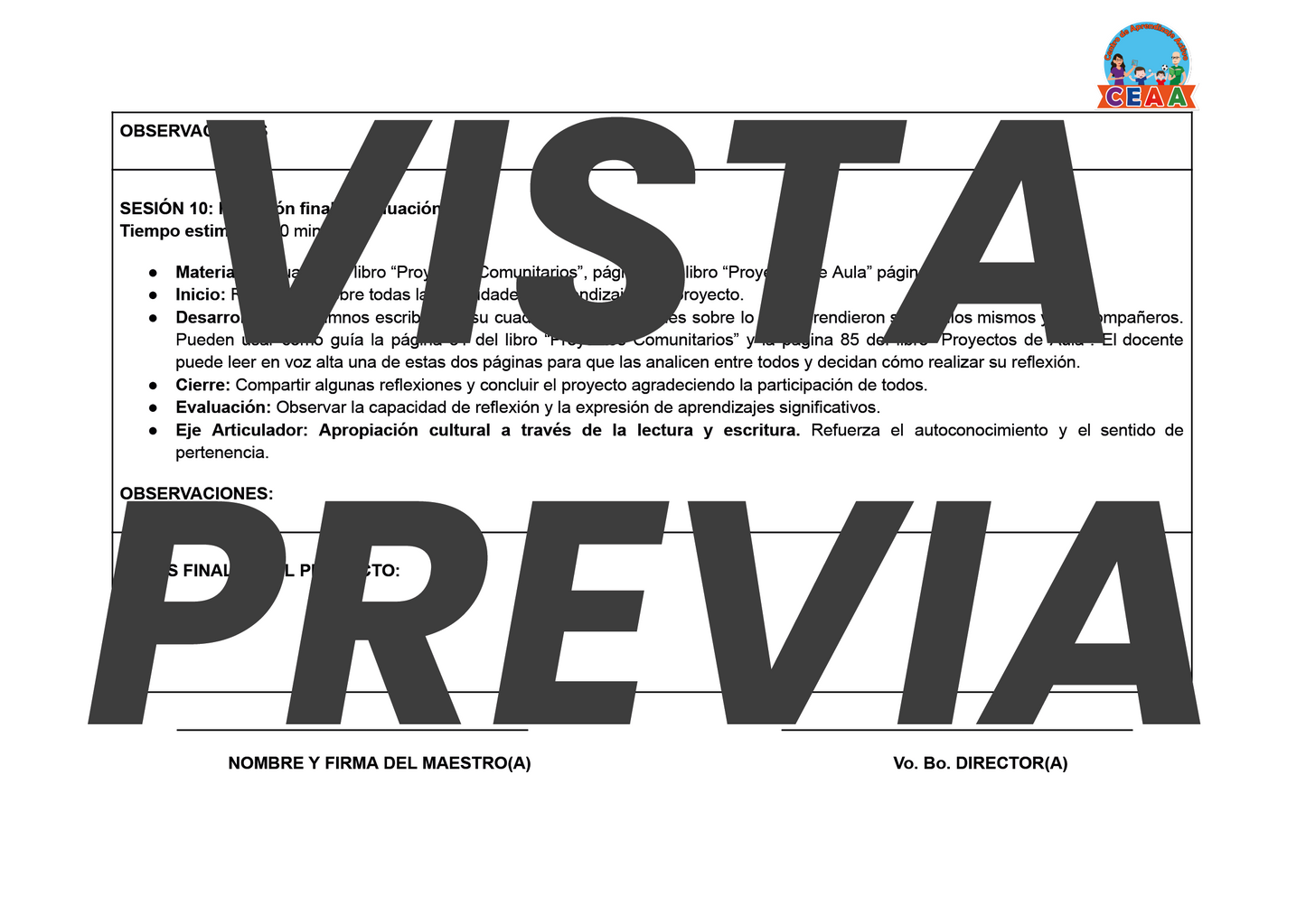 Planeación Primero de Primaria Volumen 1
