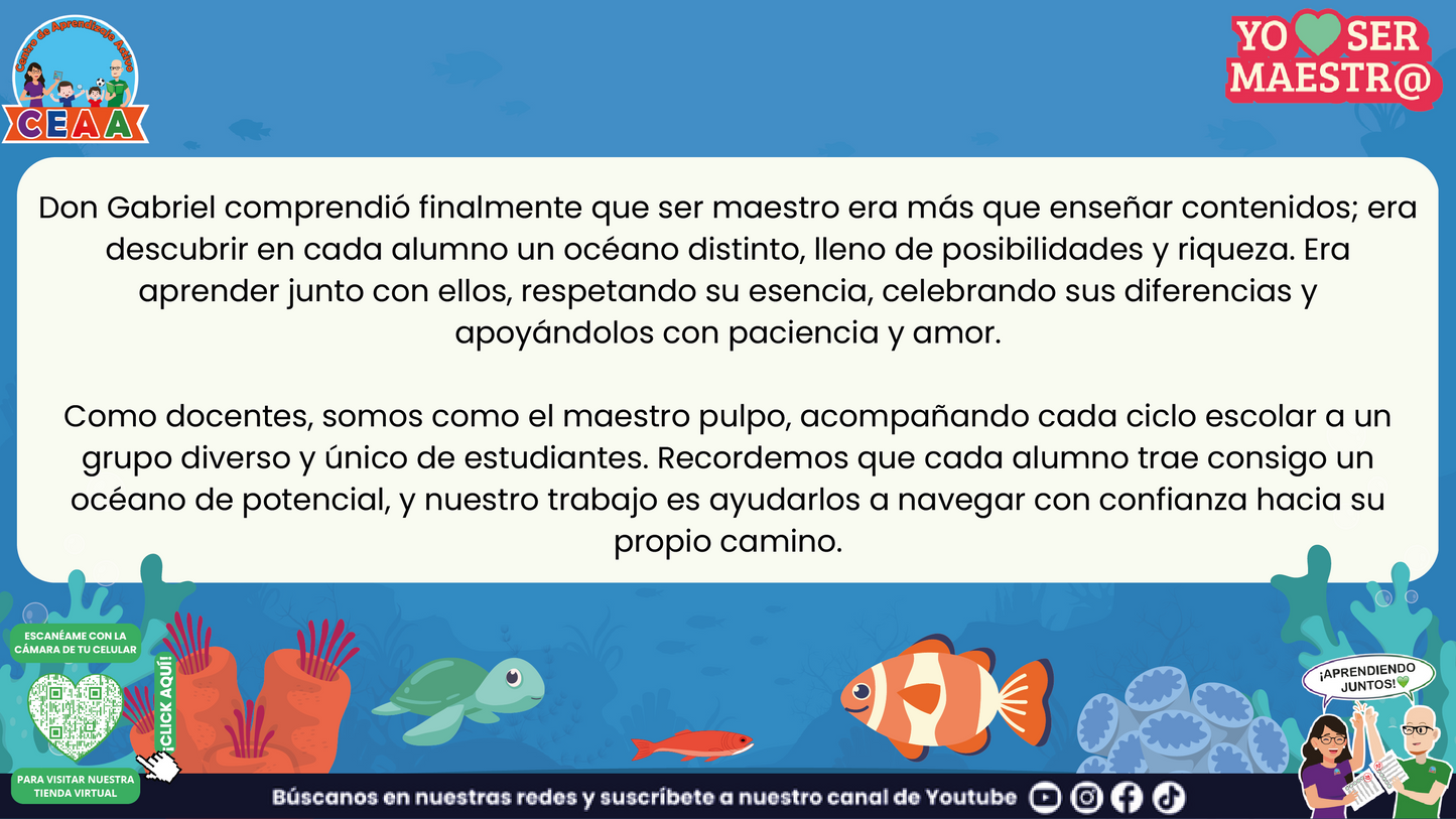 Historias para Maestros - El Arrecife multicolor (Editable en PowerPoint)