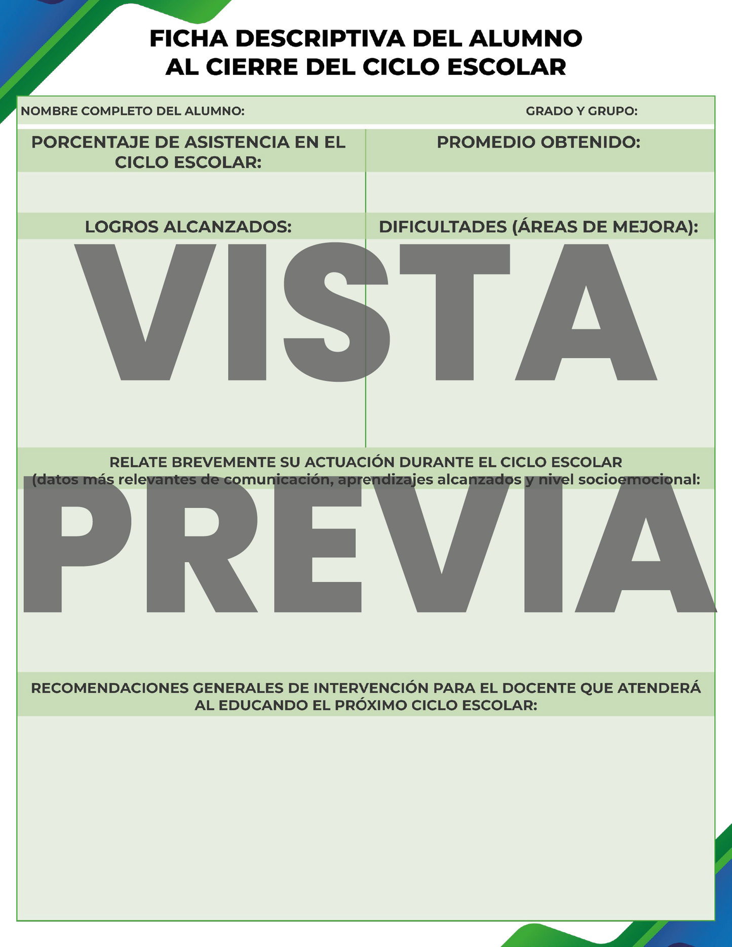Agenda Formal MAESTRO Secundaria Ciclo Escolar 2024 - 2025 en PDF