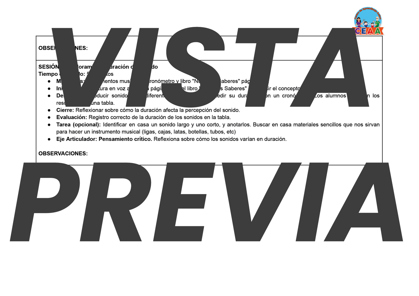 Planeación Primero de Primaria Volumen 2