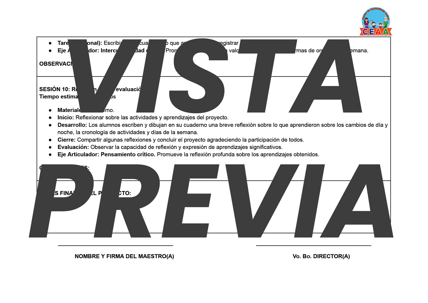 Planeación Primero de Primaria Volumen 1
