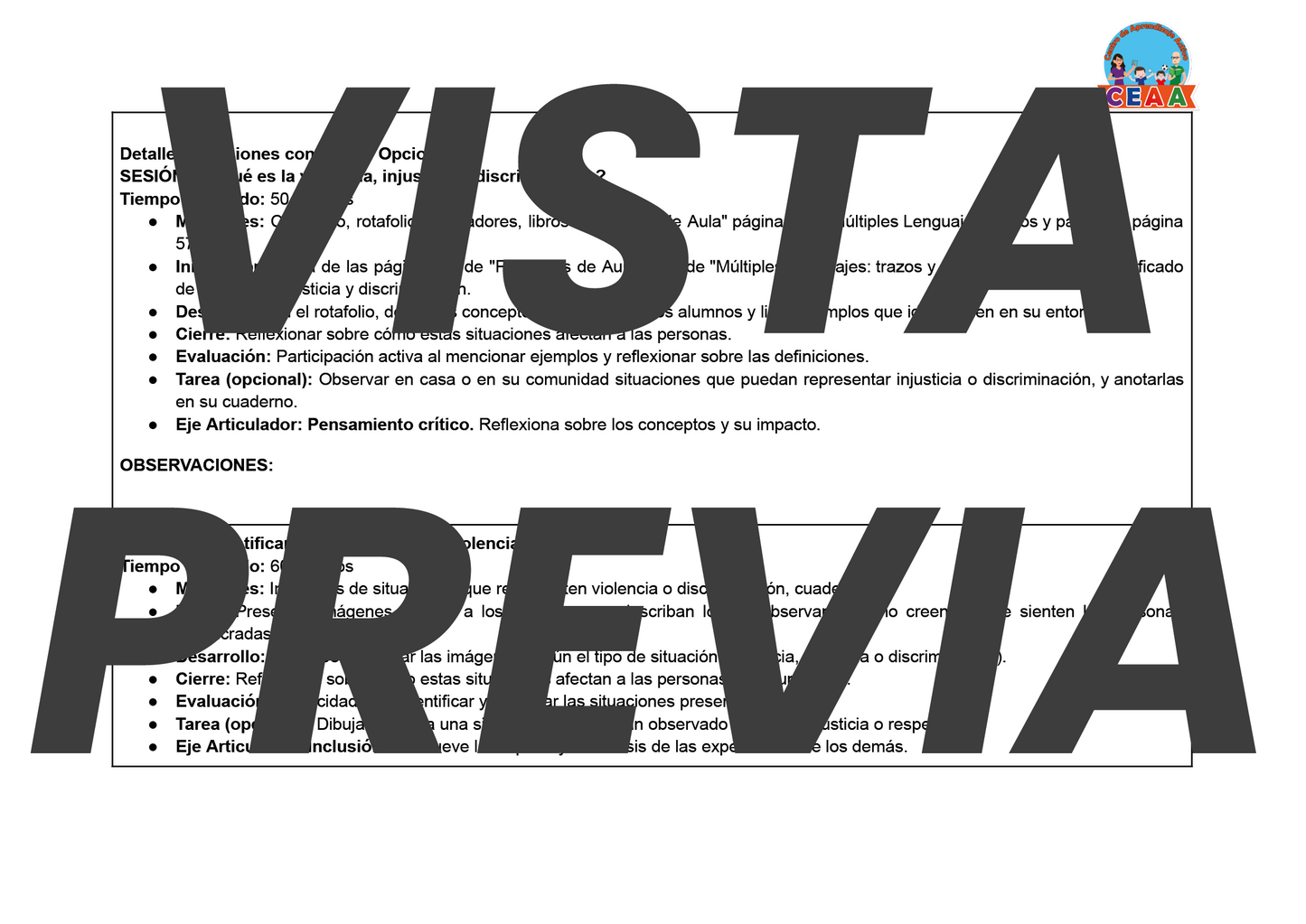 Planeación Primero de Primaria Volumen 2