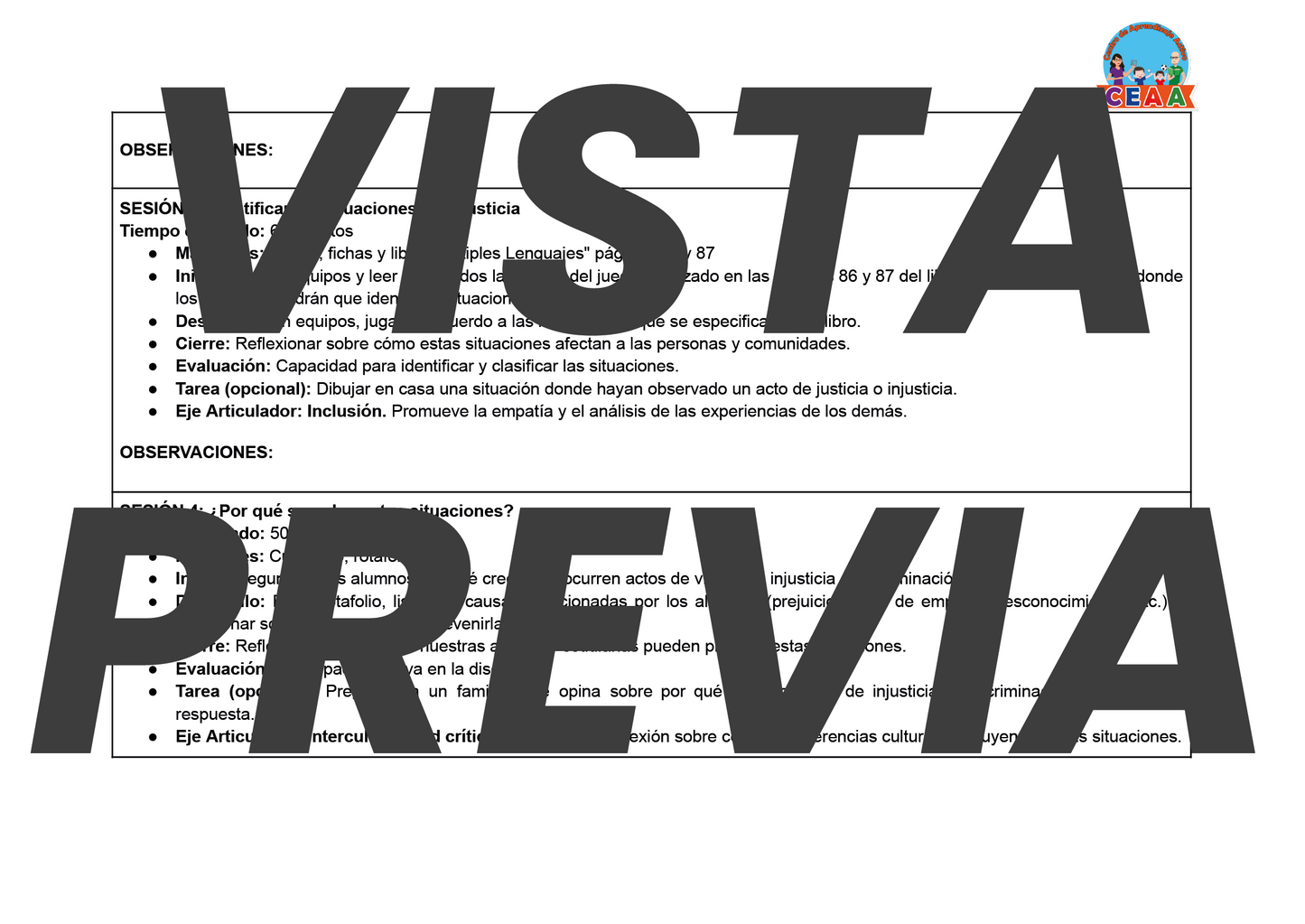 Planeación Primero de Primaria Volumen 2