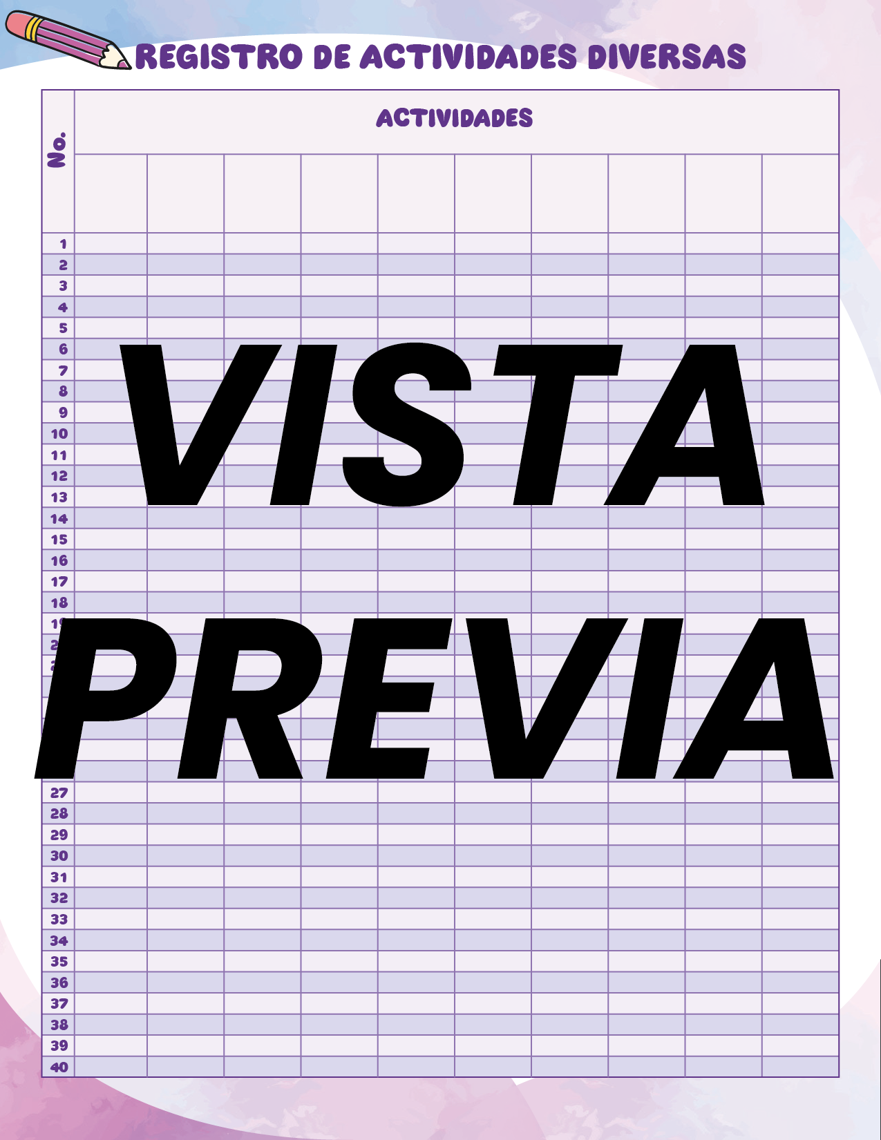 Agenda Colorida SUPERVISOR Secundaria