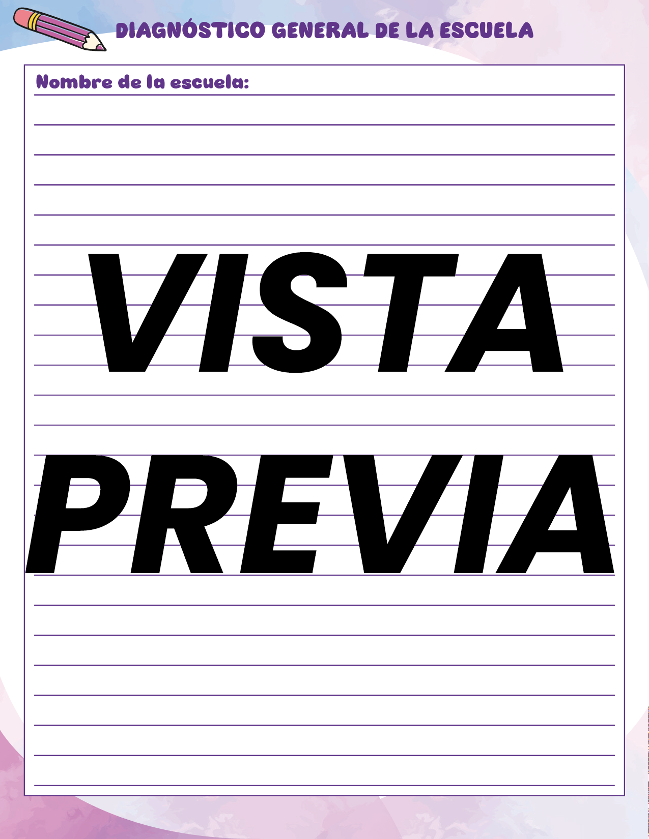 Agenda Colorida SUPERVISOR Secundaria