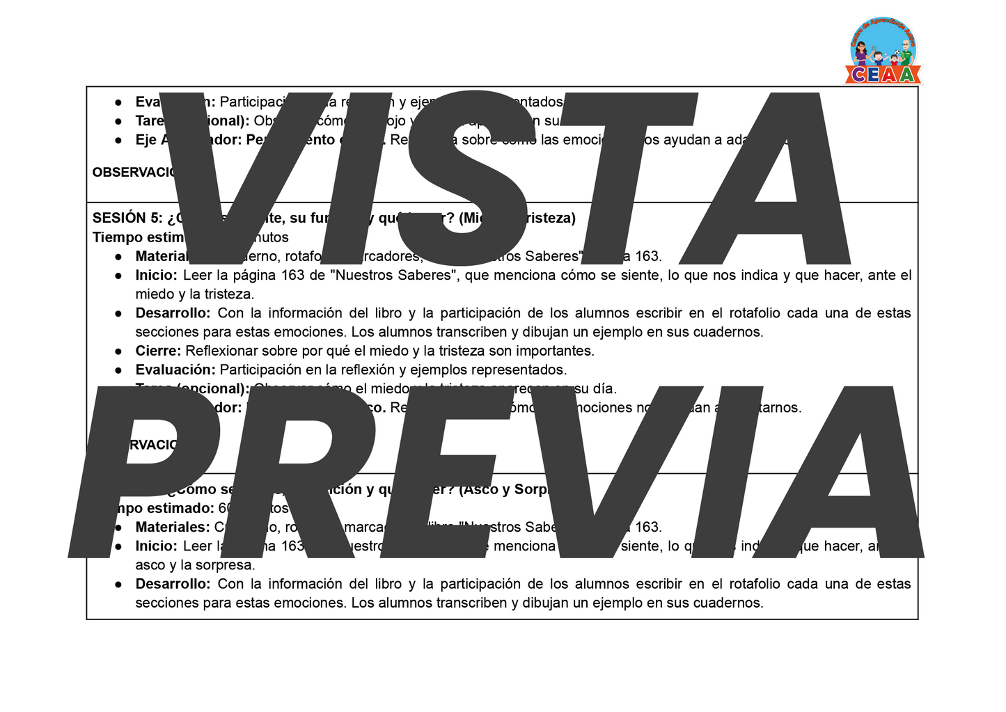 Planeación Primero de Primaria Volumen 1