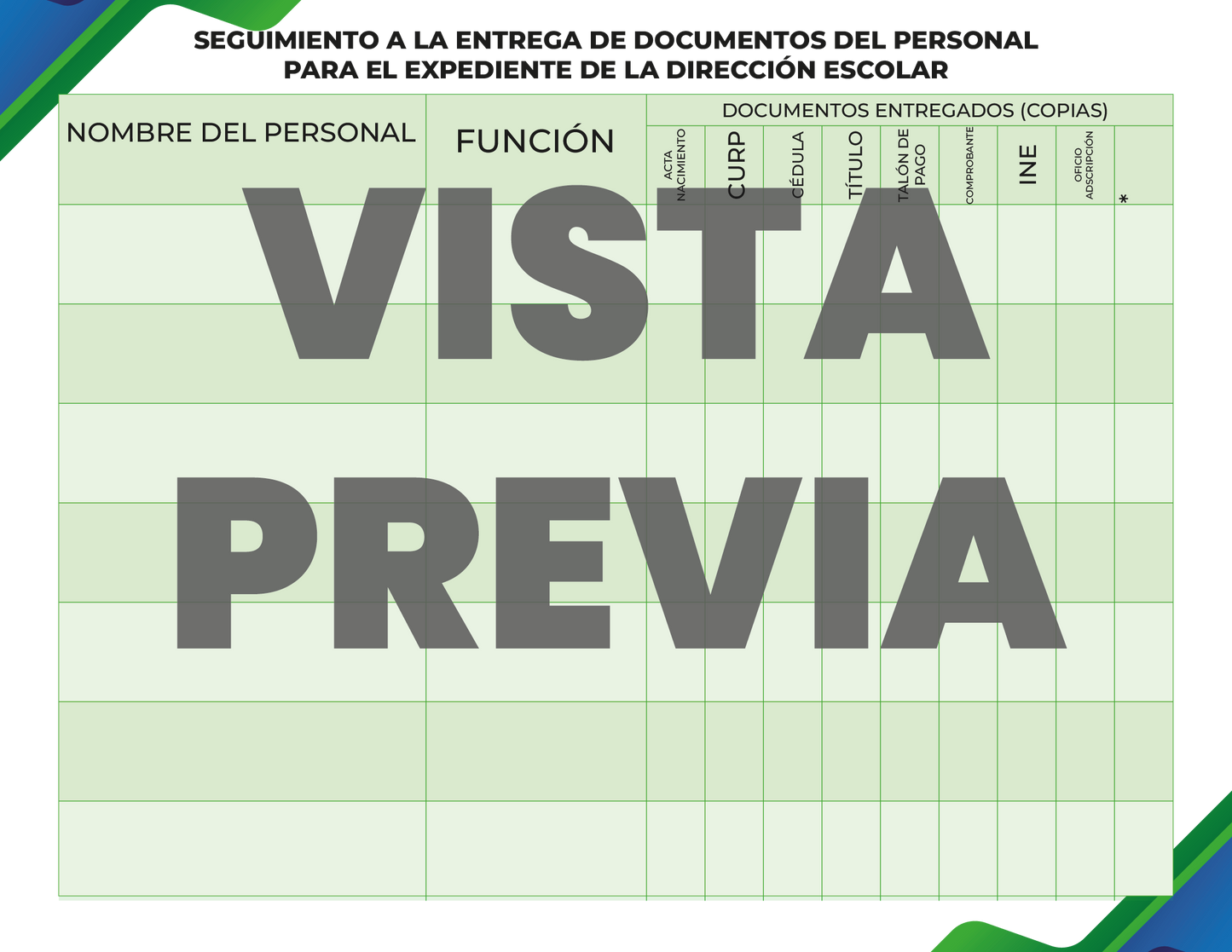 Agenda Formal DIRECTOR Preescolar Ciclo Escolar 2024 - 2025 en PDF
