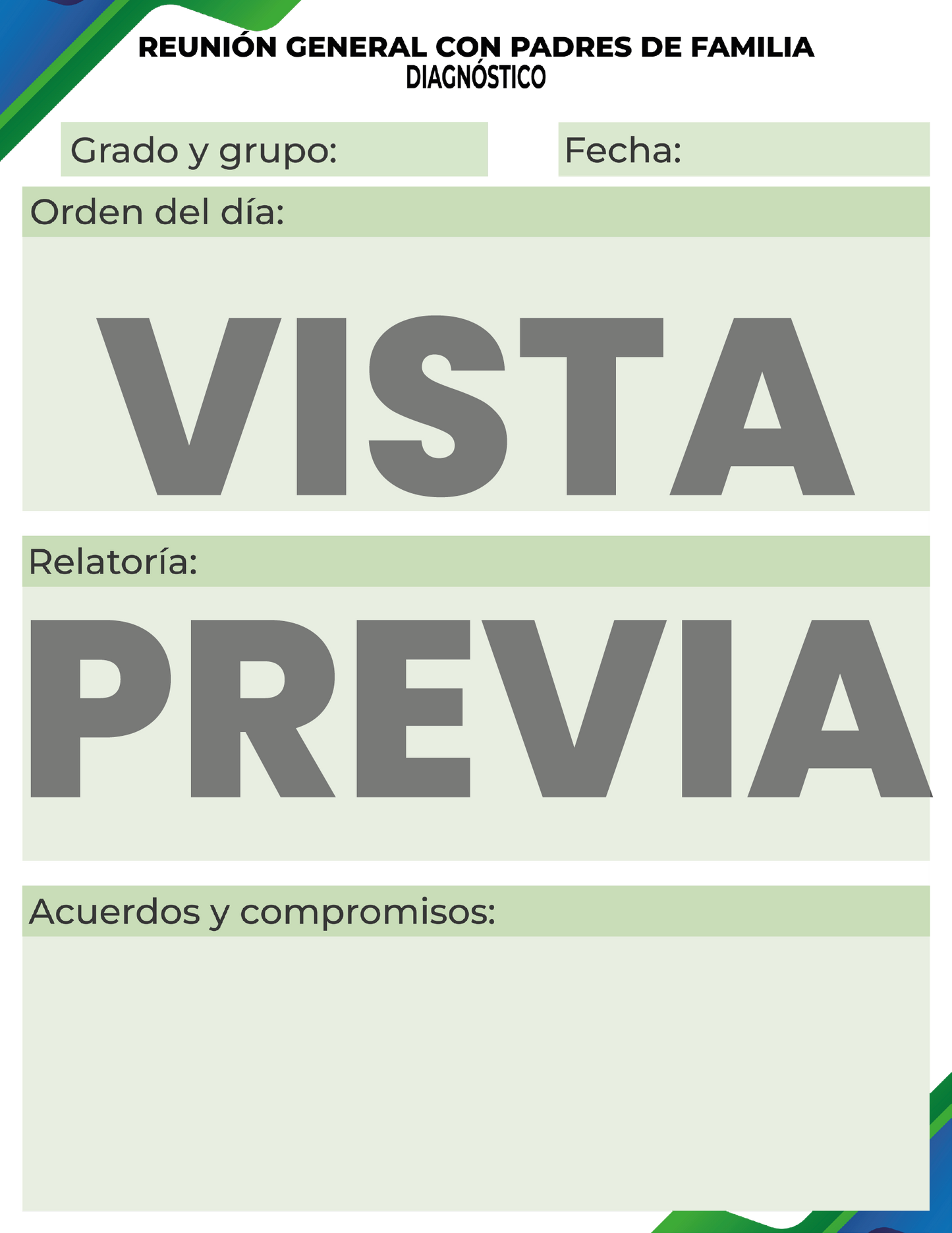 Agenda Formal MAESTRO Secundaria Ciclo Escolar 2024 - 2025 en PDF