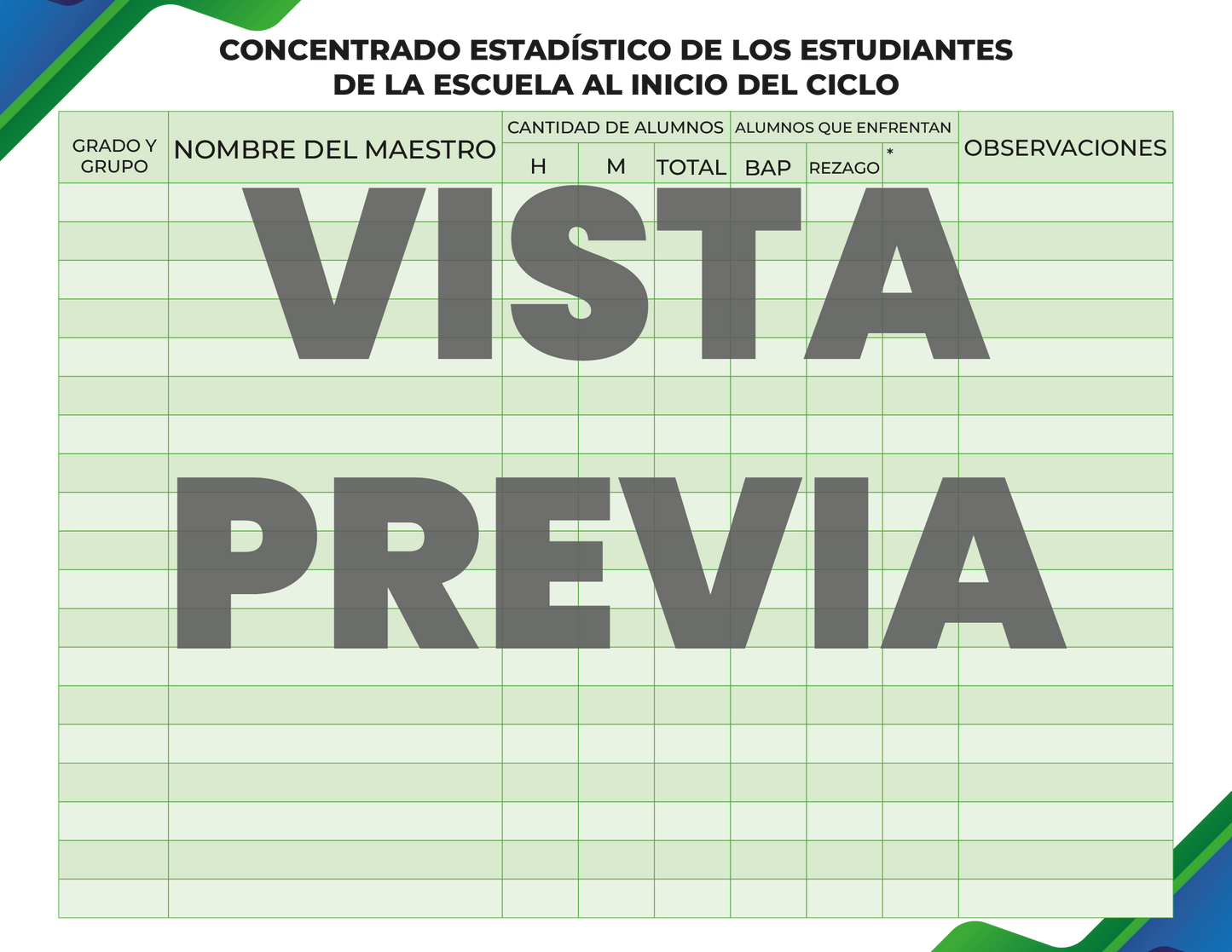 Agenda Formal DIRECTOR Preescolar Ciclo Escolar 2024 - 2025 en PDF