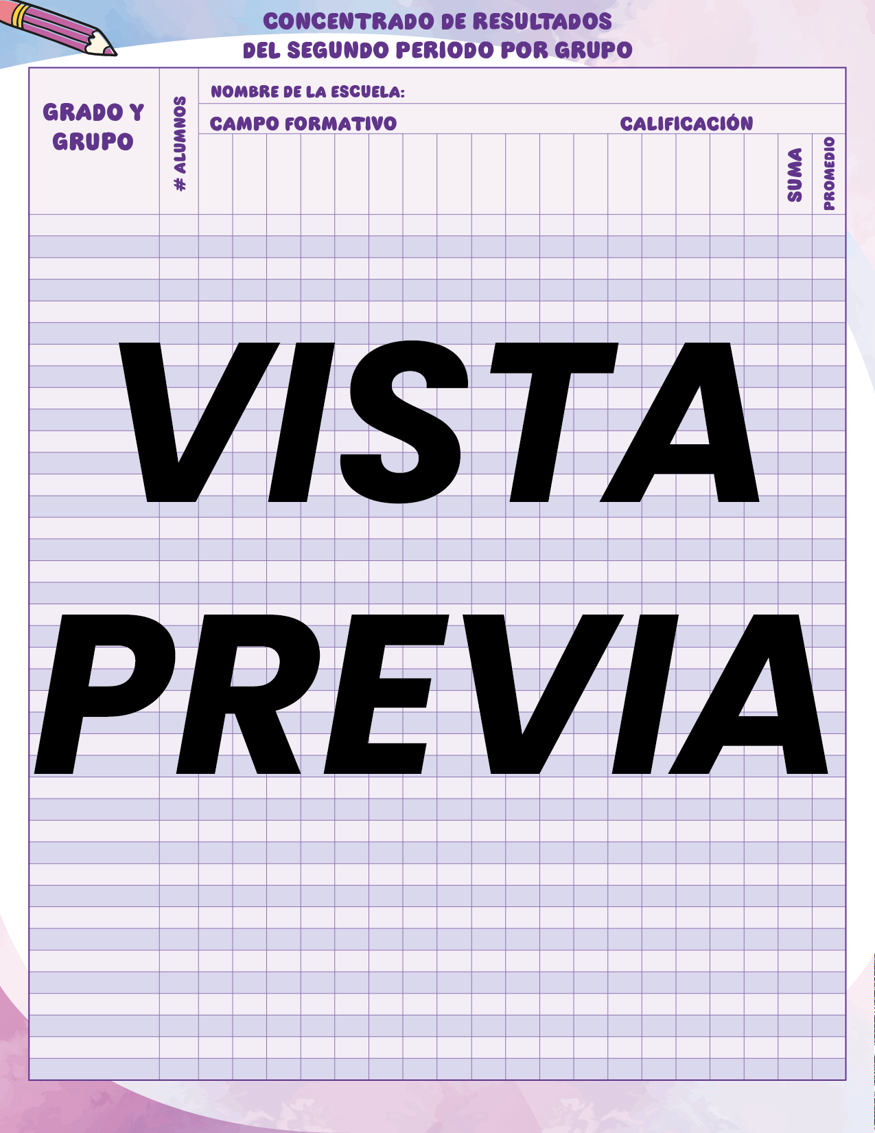 Agenda Colorida SUPERVISOR Secundaria