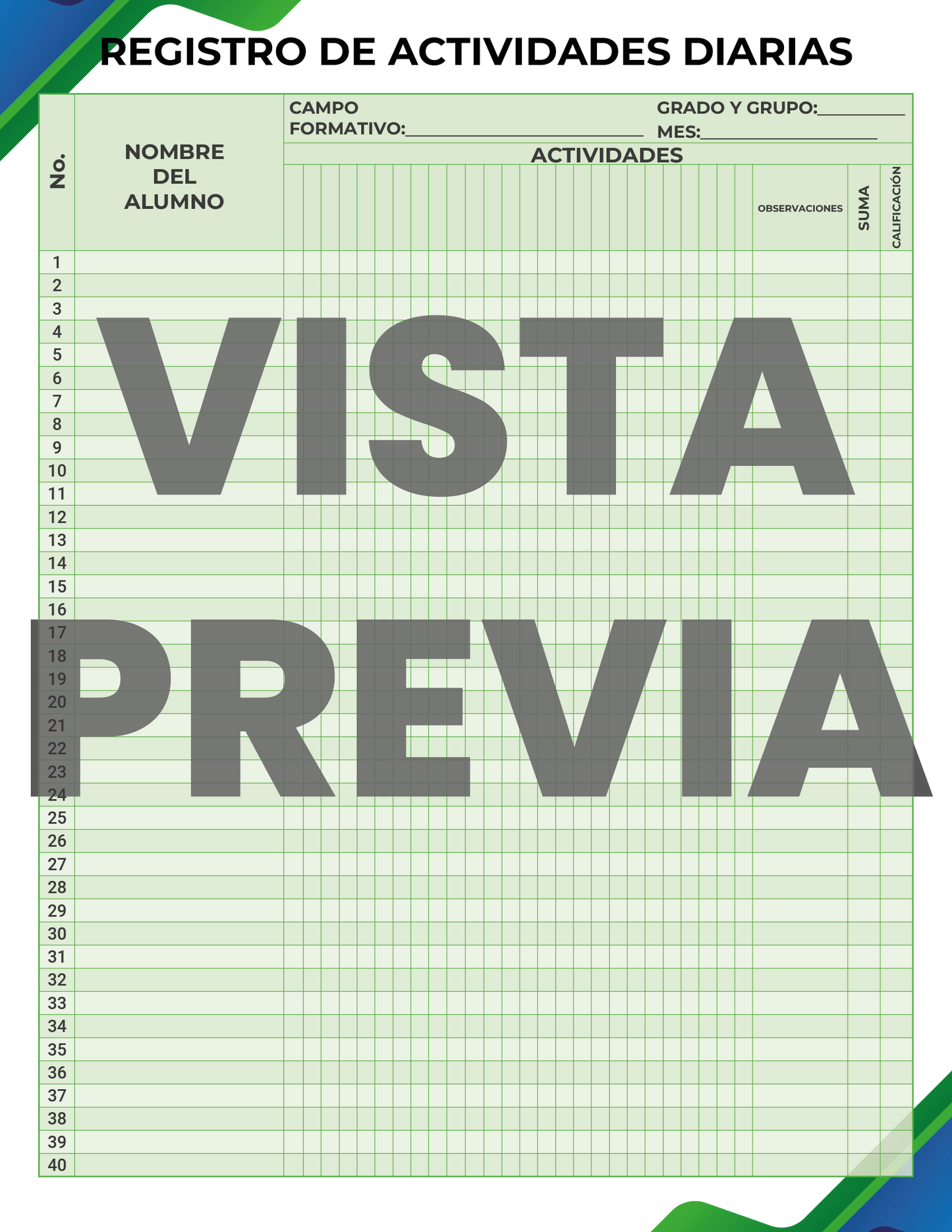 Agenda Formal MAESTRO Secundaria Ciclo Escolar 2024 - 2025 en PDF