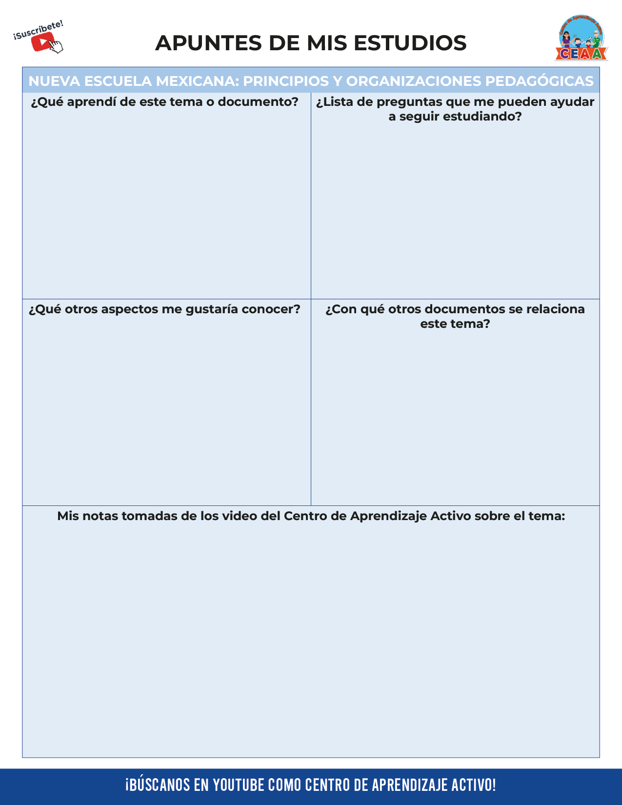 Cuadernillo de Estudio Horas Adicionales 2025