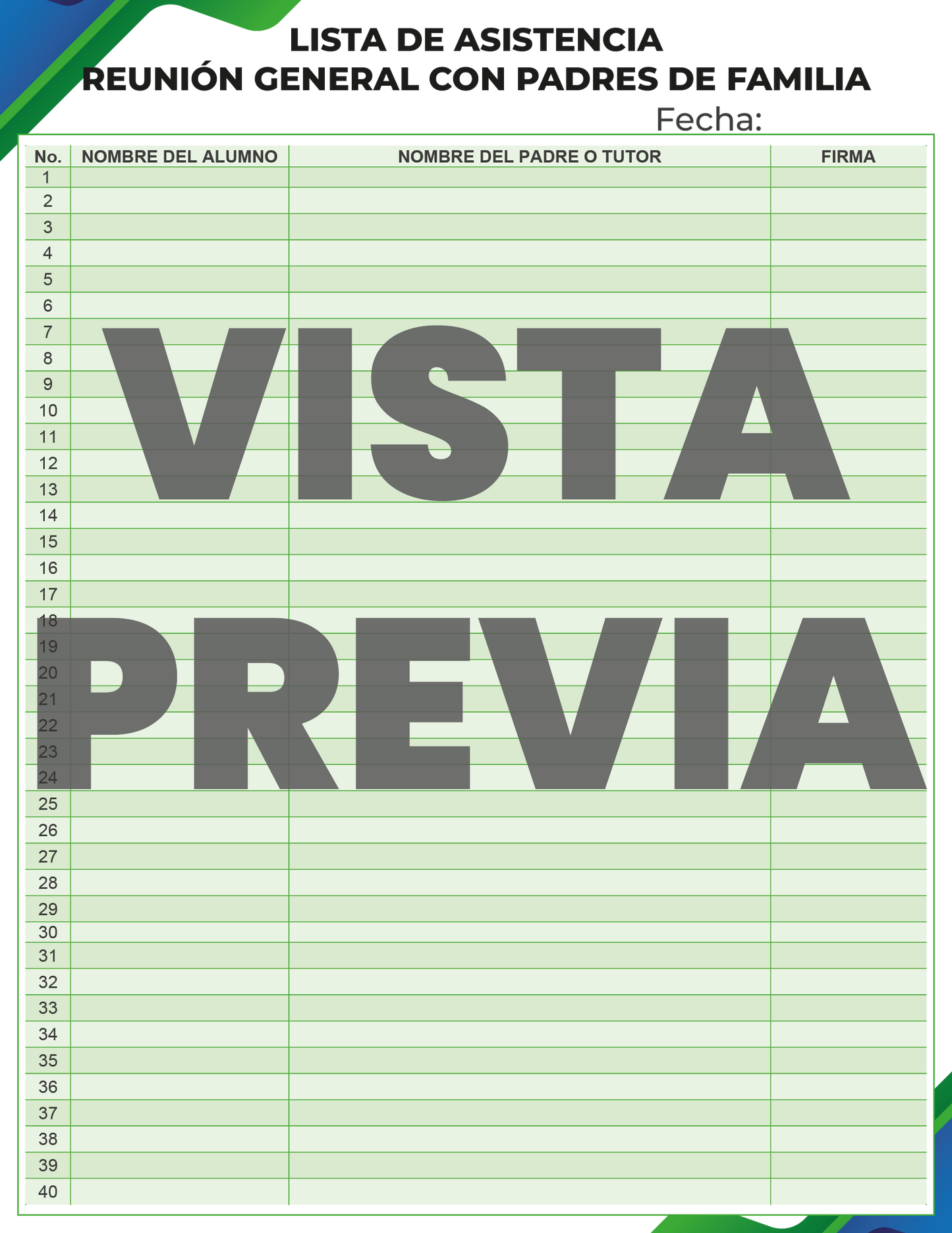 Agenda Formal DIRECTOR Preescolar Ciclo Escolar 2024 - 2025 en PDF