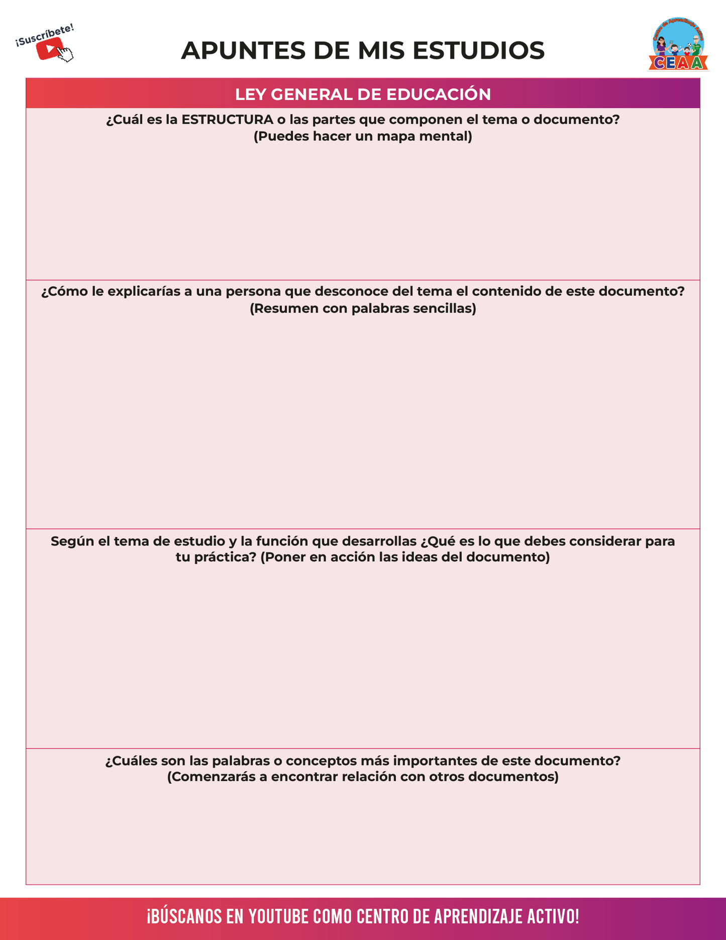 Cuadernillo de Estudio Admisión Docente 2025