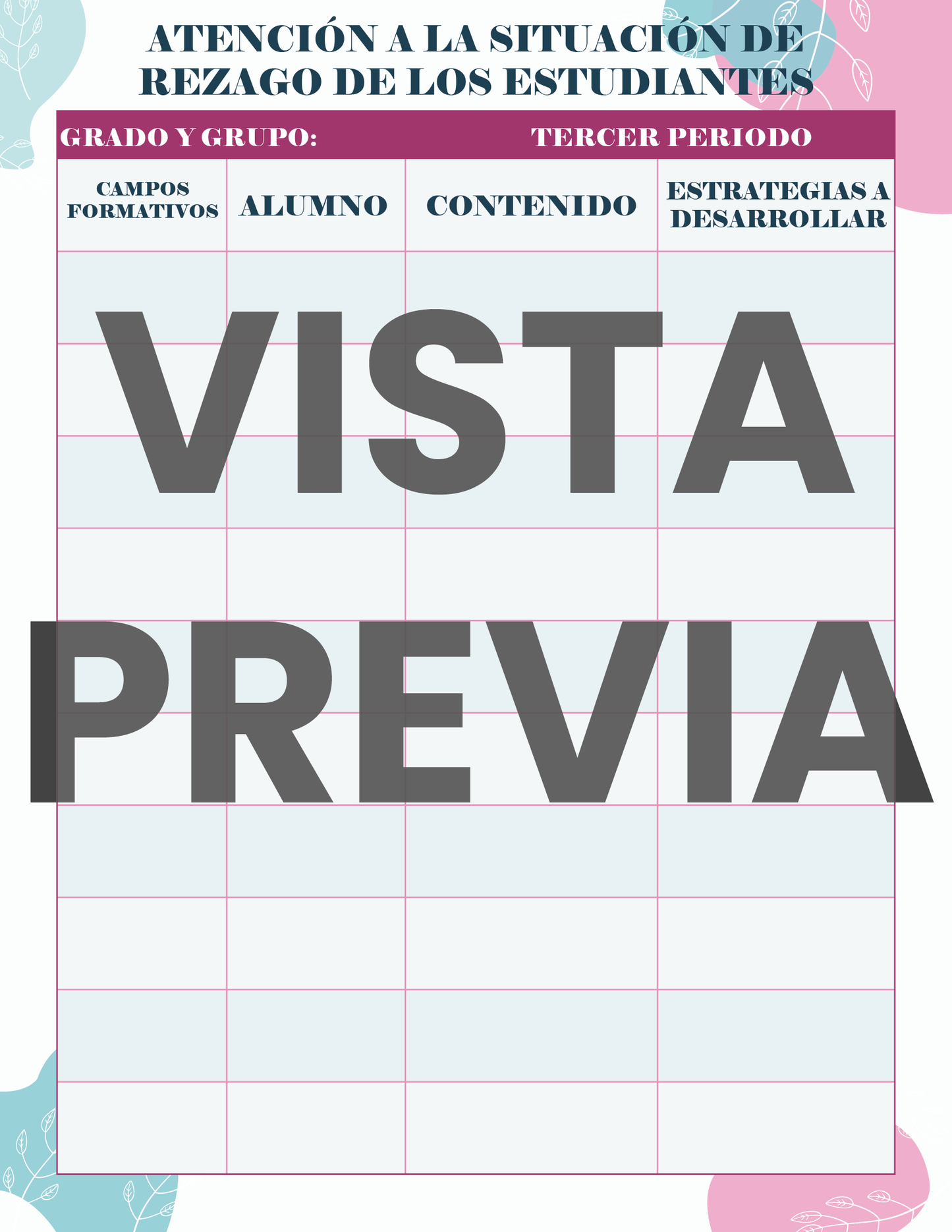 Agenda Flores DIRECTOR Preescolar Ciclo Escolar 2024 - 2025