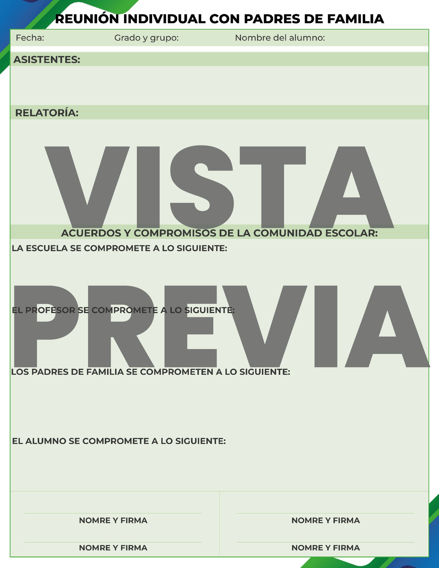 Agenda Formal MAESTRO Secundaria Ciclo Escolar 2024 - 2025 en PDF