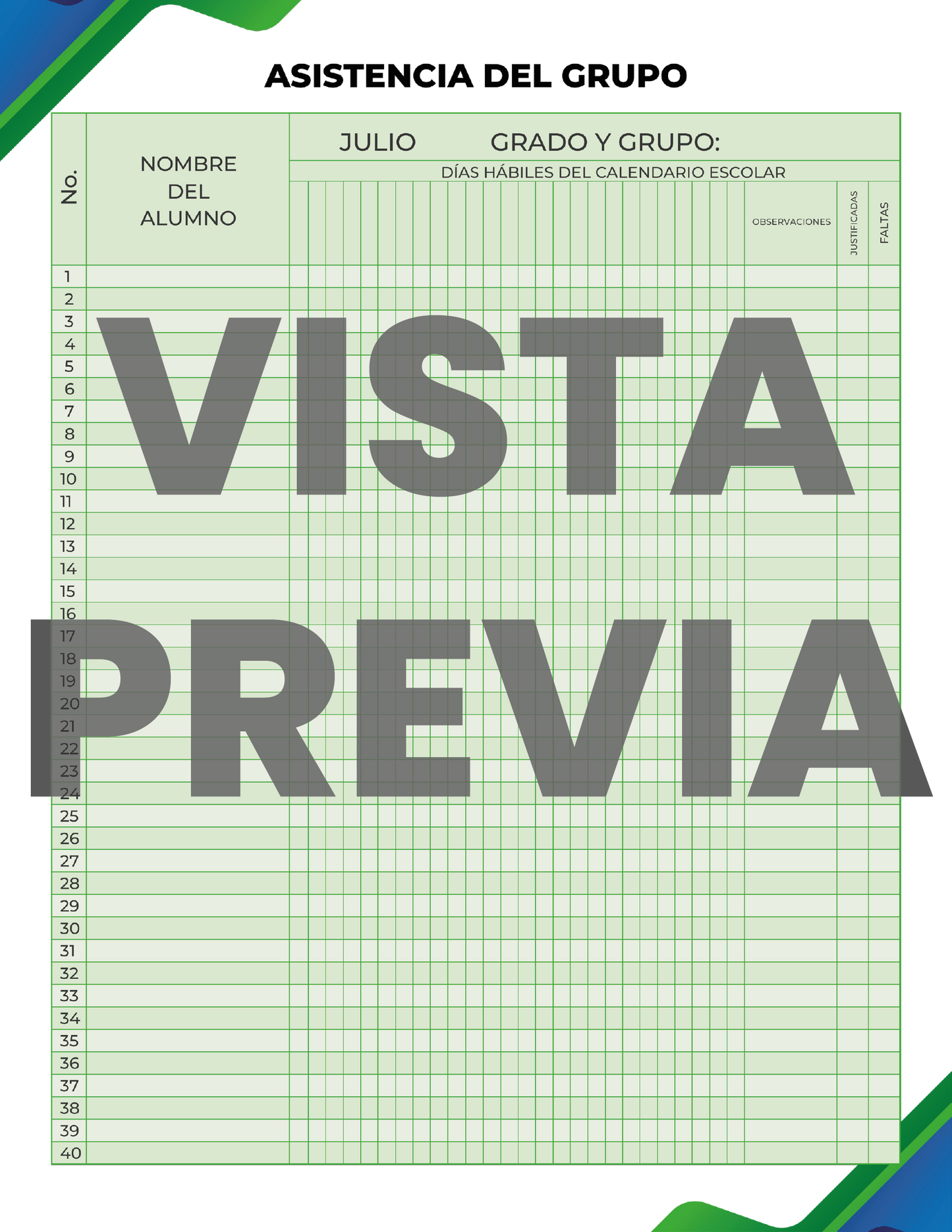 Agenda Formal MAESTRO Secundaria Ciclo Escolar 2024 - 2025 en PDF