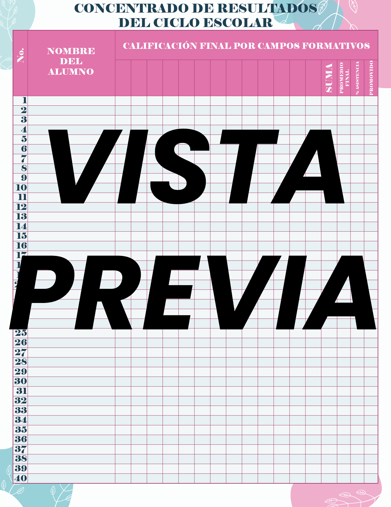 Agenda Flores MAESTRO Primaria