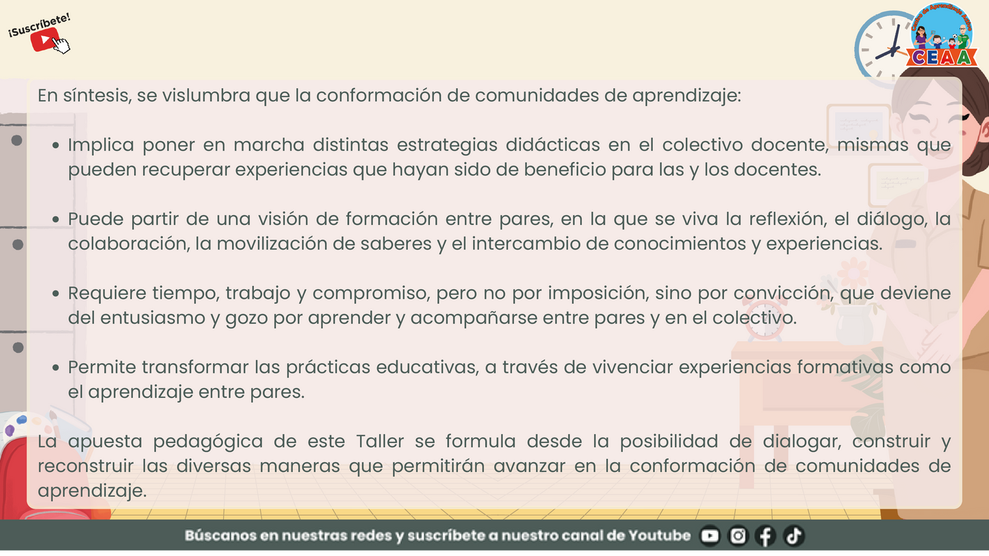 Presentación Taller Intensivo Sesión 1 - Bitácora para la Reflexión en PDF