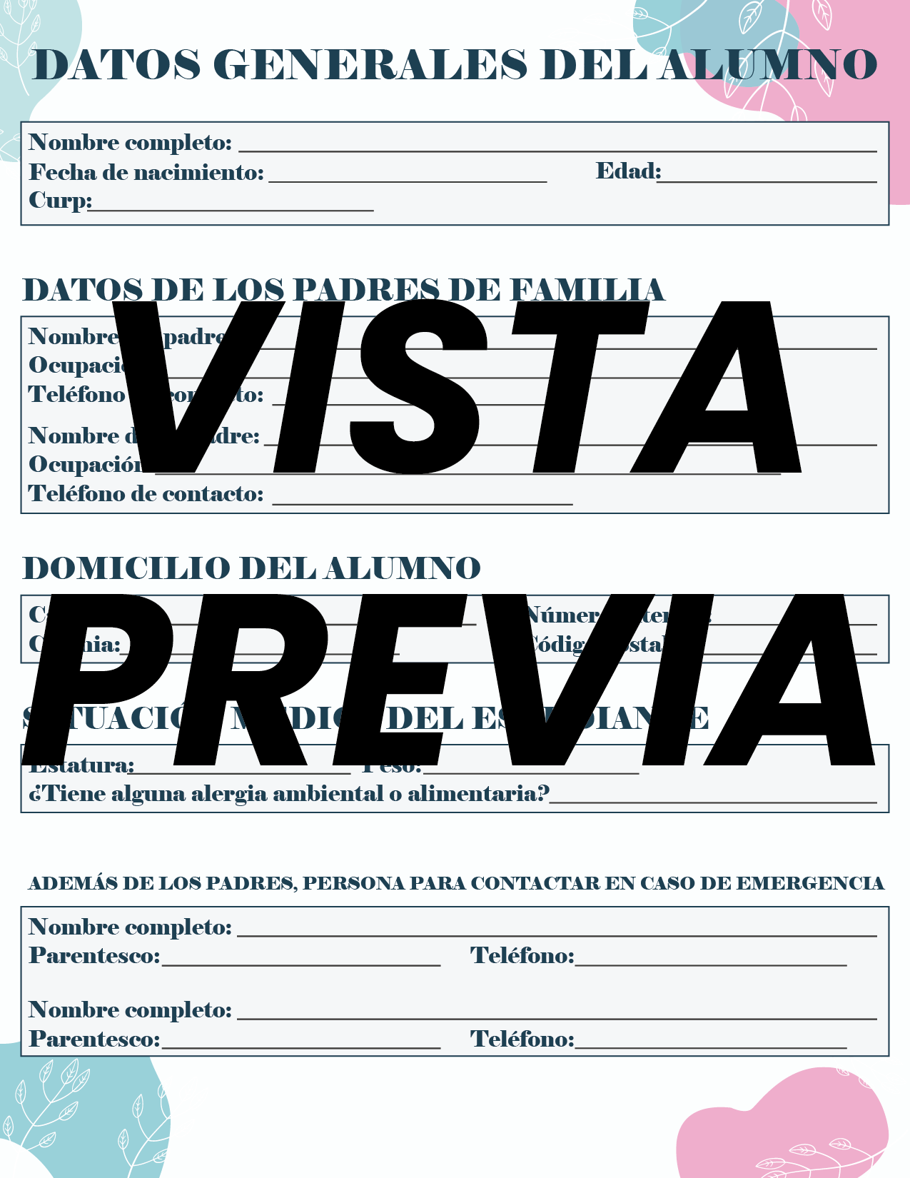Agenda Flores MAESTRO Primaria