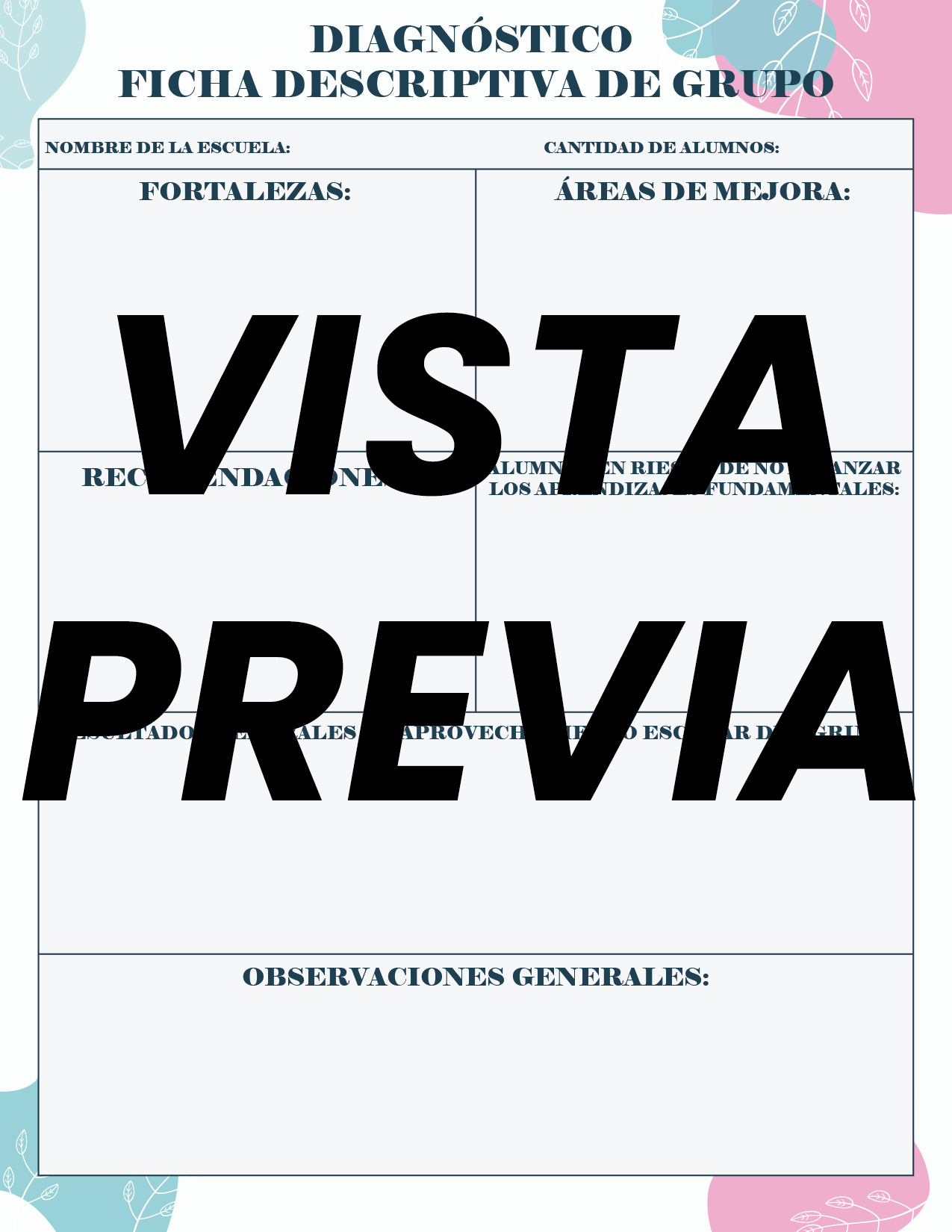 Agenda Flores SUPERVISOR Primaria